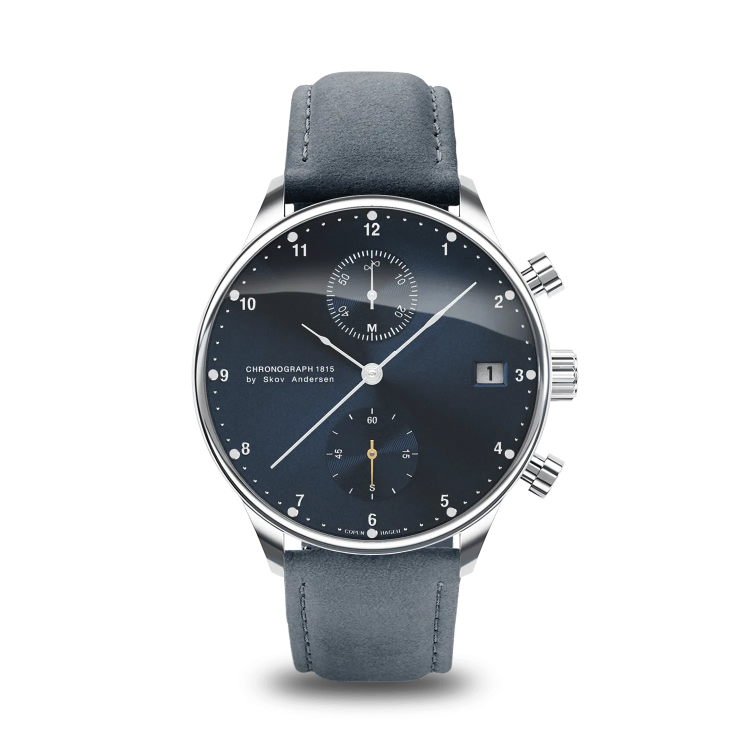 1815 Chronograph, Steel / Blue Sunray