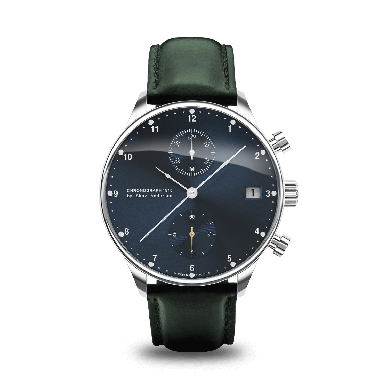 1815 Chronograph, Steel / Blue Sunray