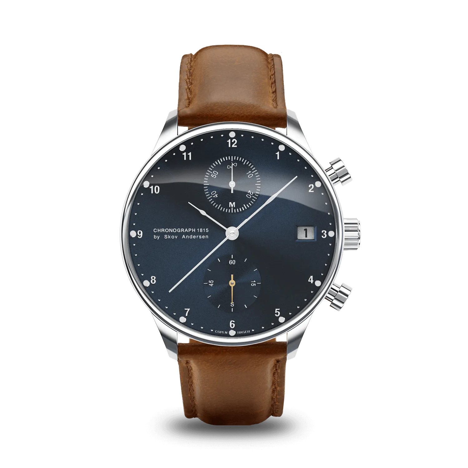 1815 Chronograph, Steel / Blue Sunray