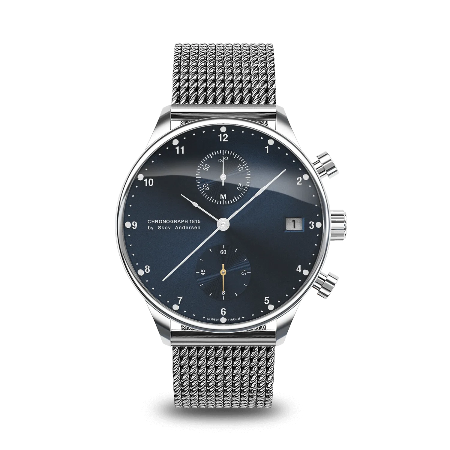 1815 Chronograph, Steel / Blue Sunray