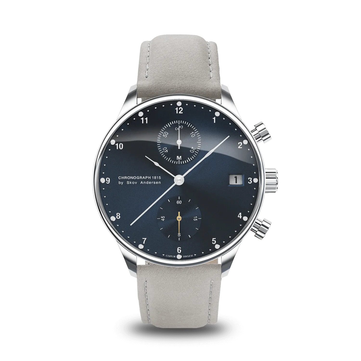 1815 Chronograph, Steel / Blue Sunray
