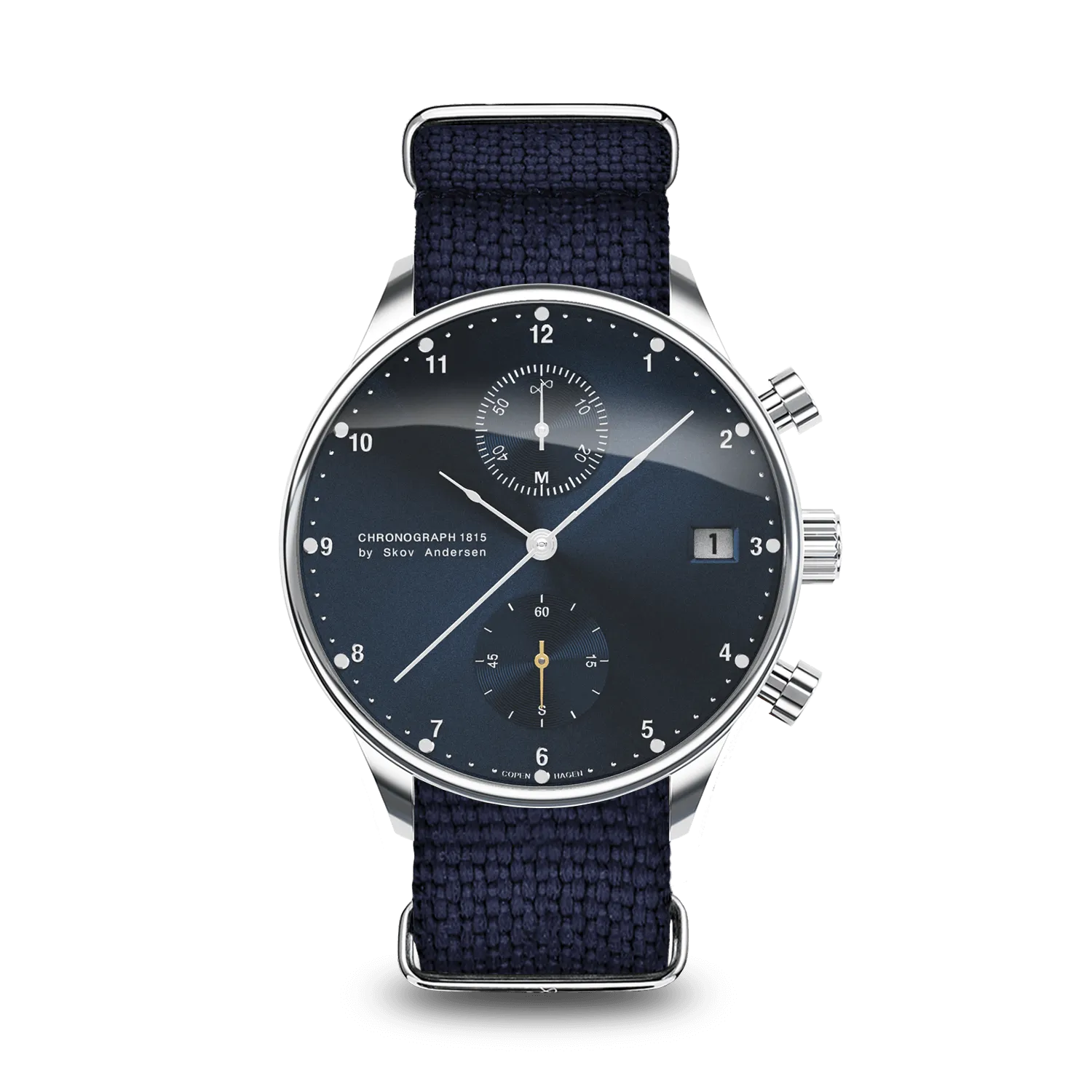 1815 Chronograph, Steel / Blue Sunray