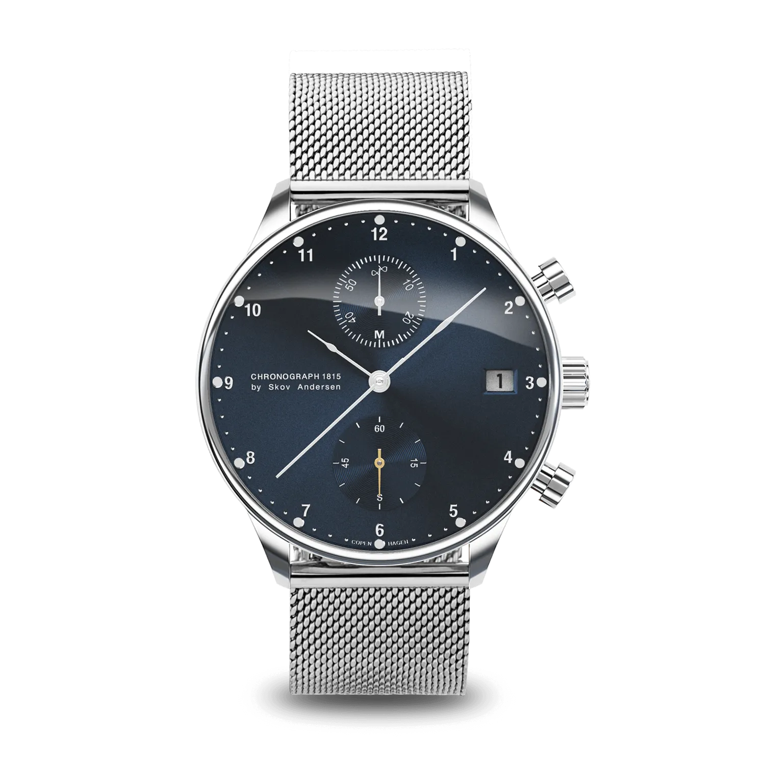 1815 Chronograph, Steel / Blue Sunray
