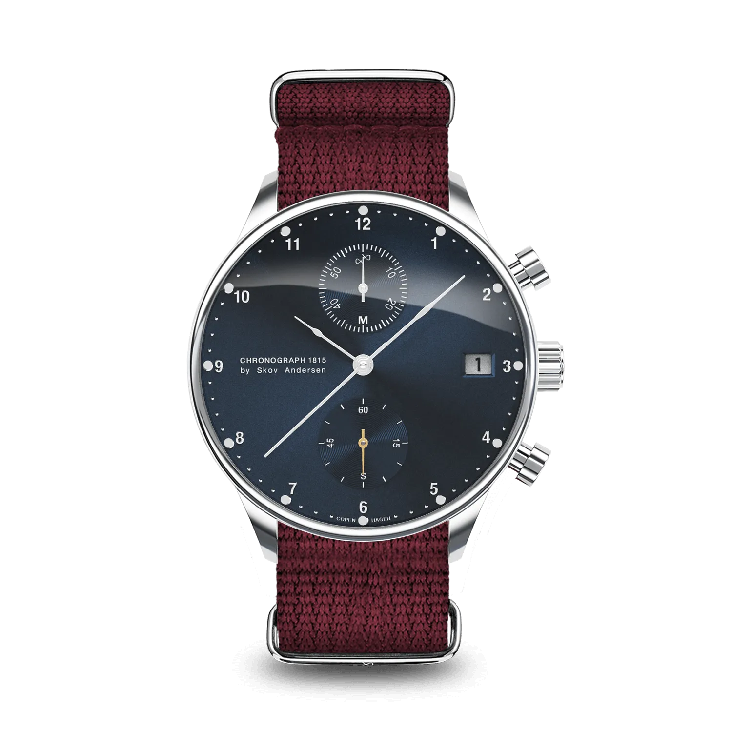 1815 Chronograph, Steel / Blue Sunray