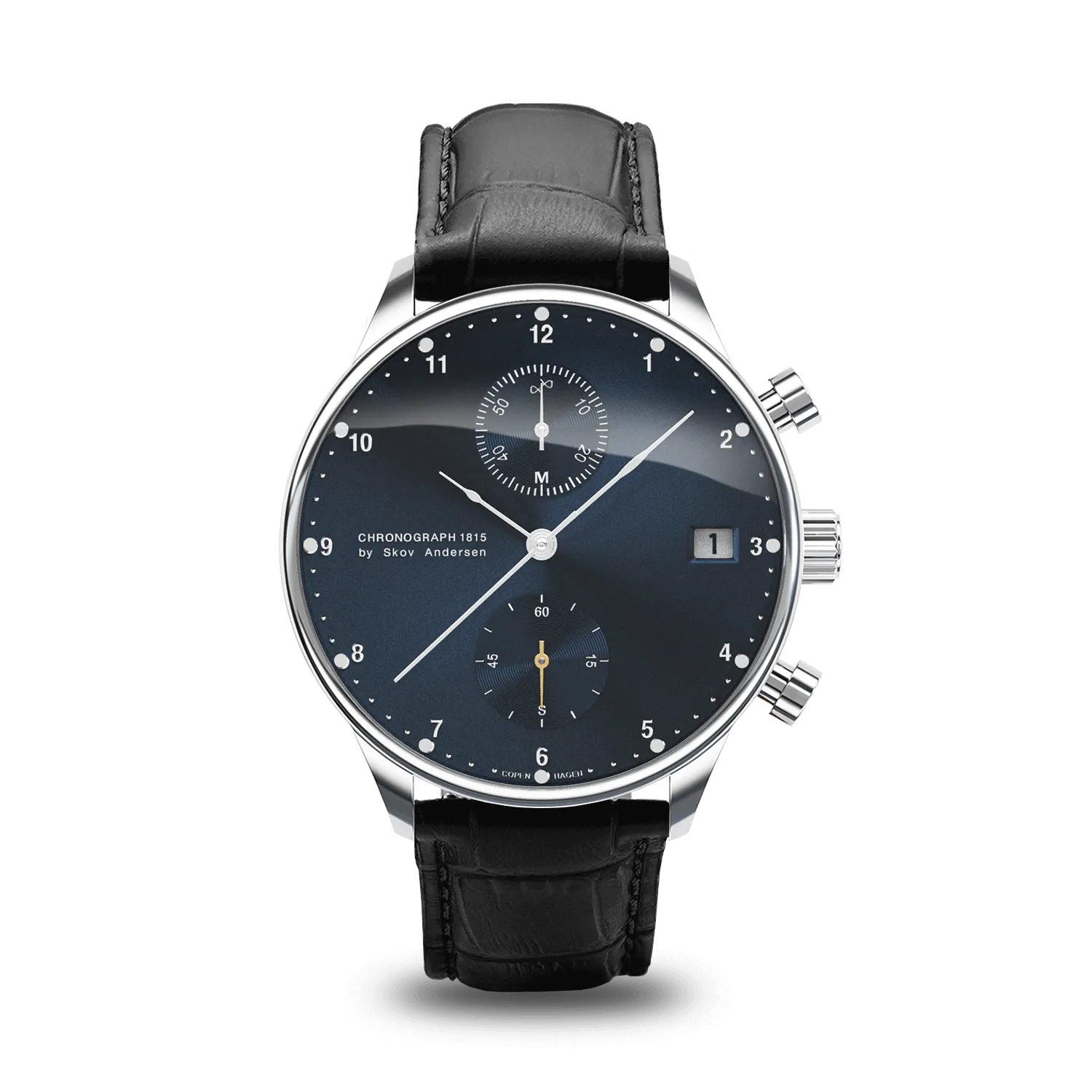 1815 Chronograph, Steel / Blue Sunray