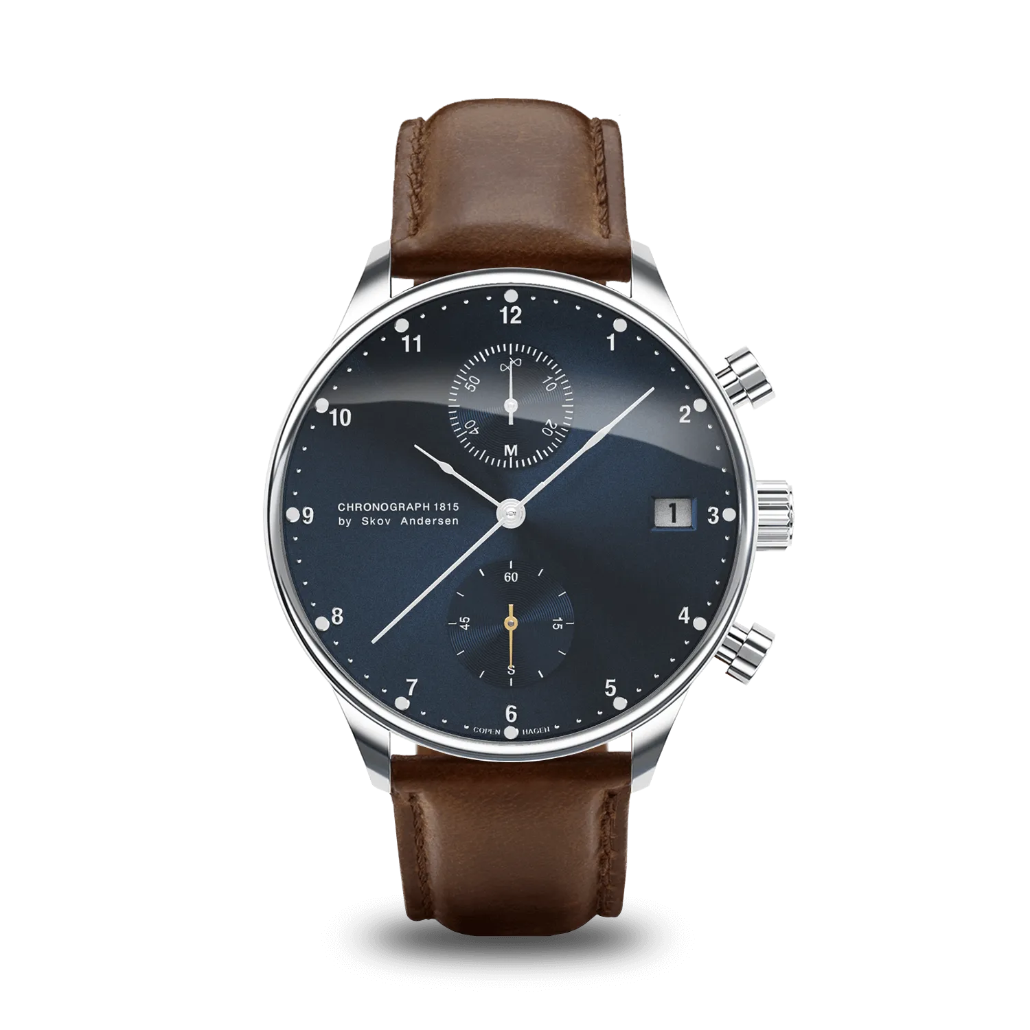 1815 Chronograph, Steel / Blue Sunray