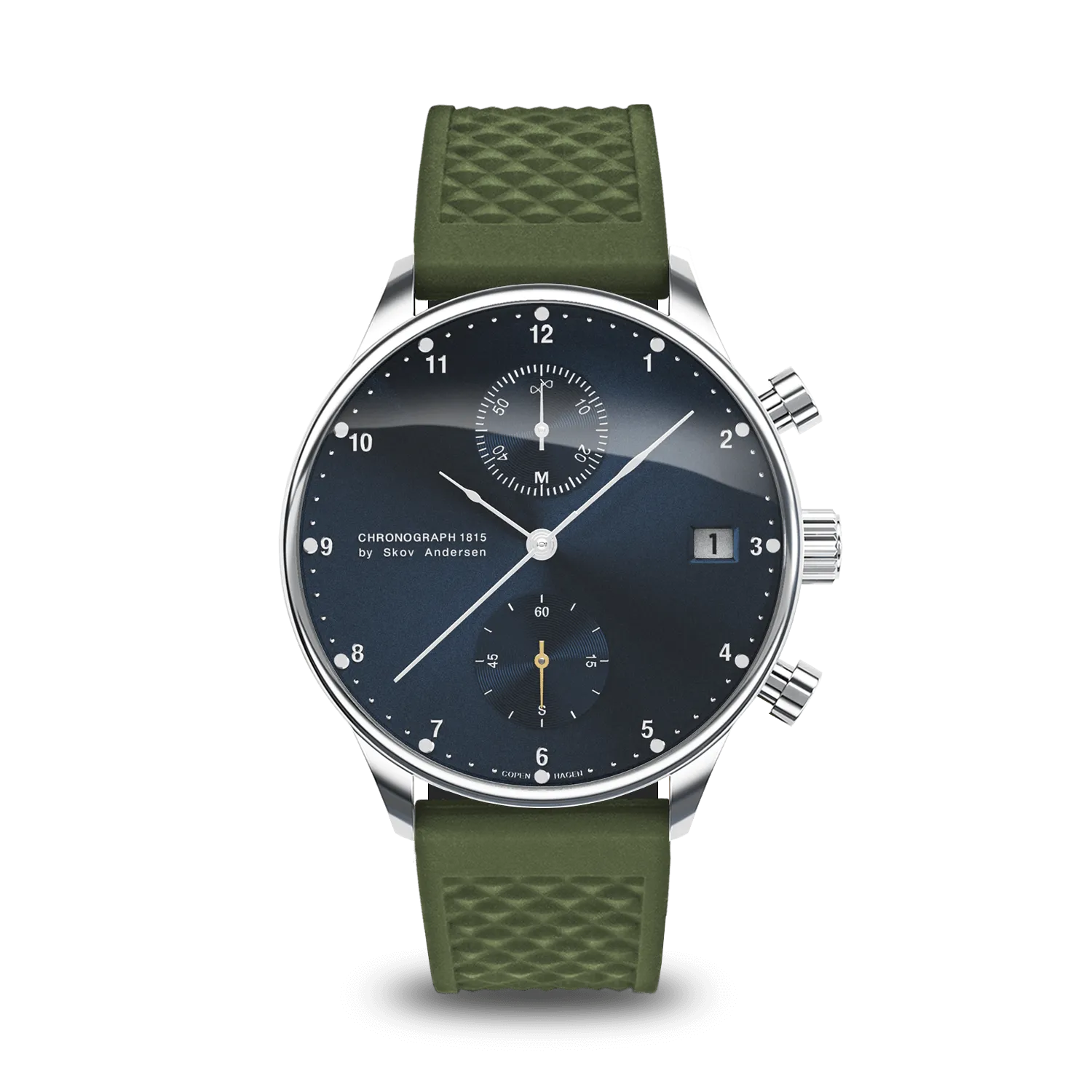 1815 Chronograph, Steel / Blue Sunray