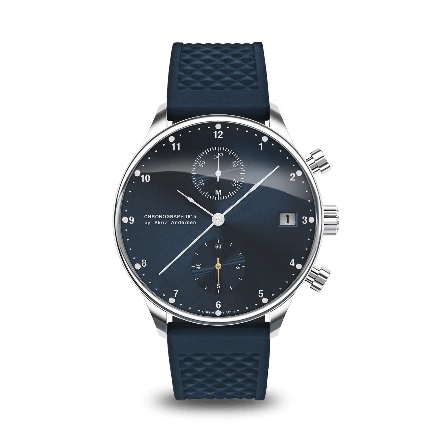 1815 Chronograph, Steel / Blue Sunray