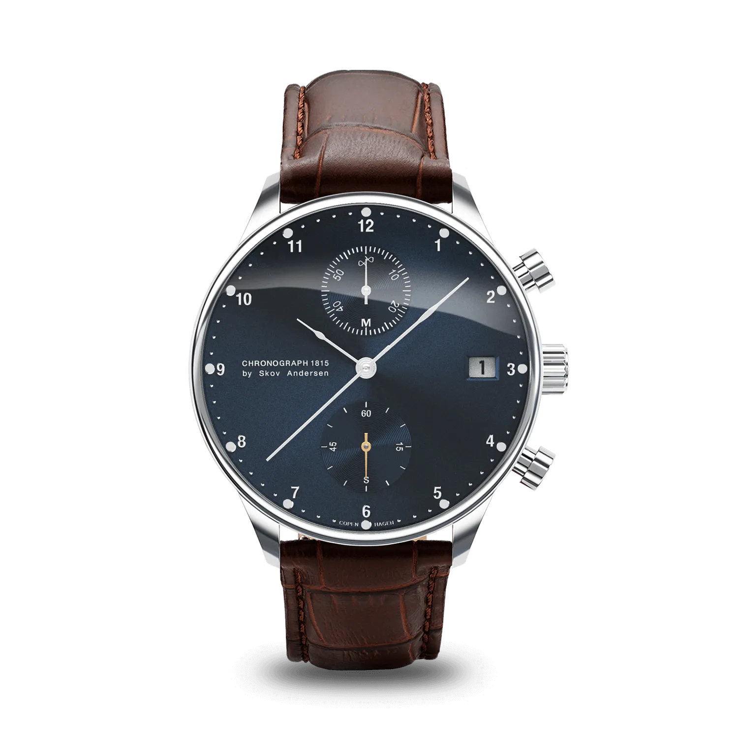 1815 Chronograph, Steel / Blue Sunray