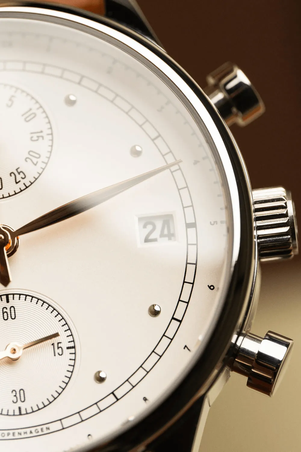 1834 Chronograph. Steel / White