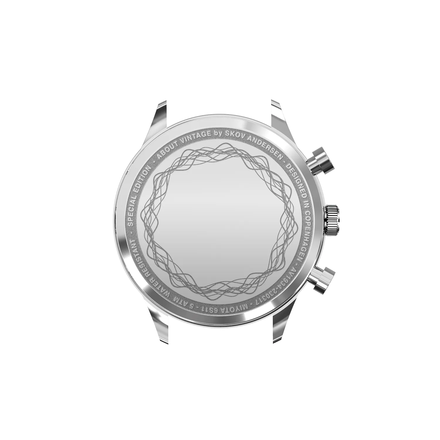 1834 Chronograph. Steel / White