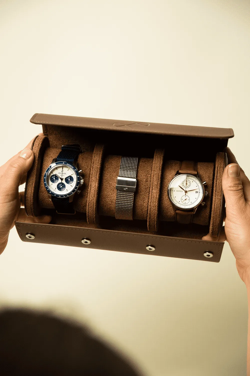 1834 Chronograph. Steel / White
