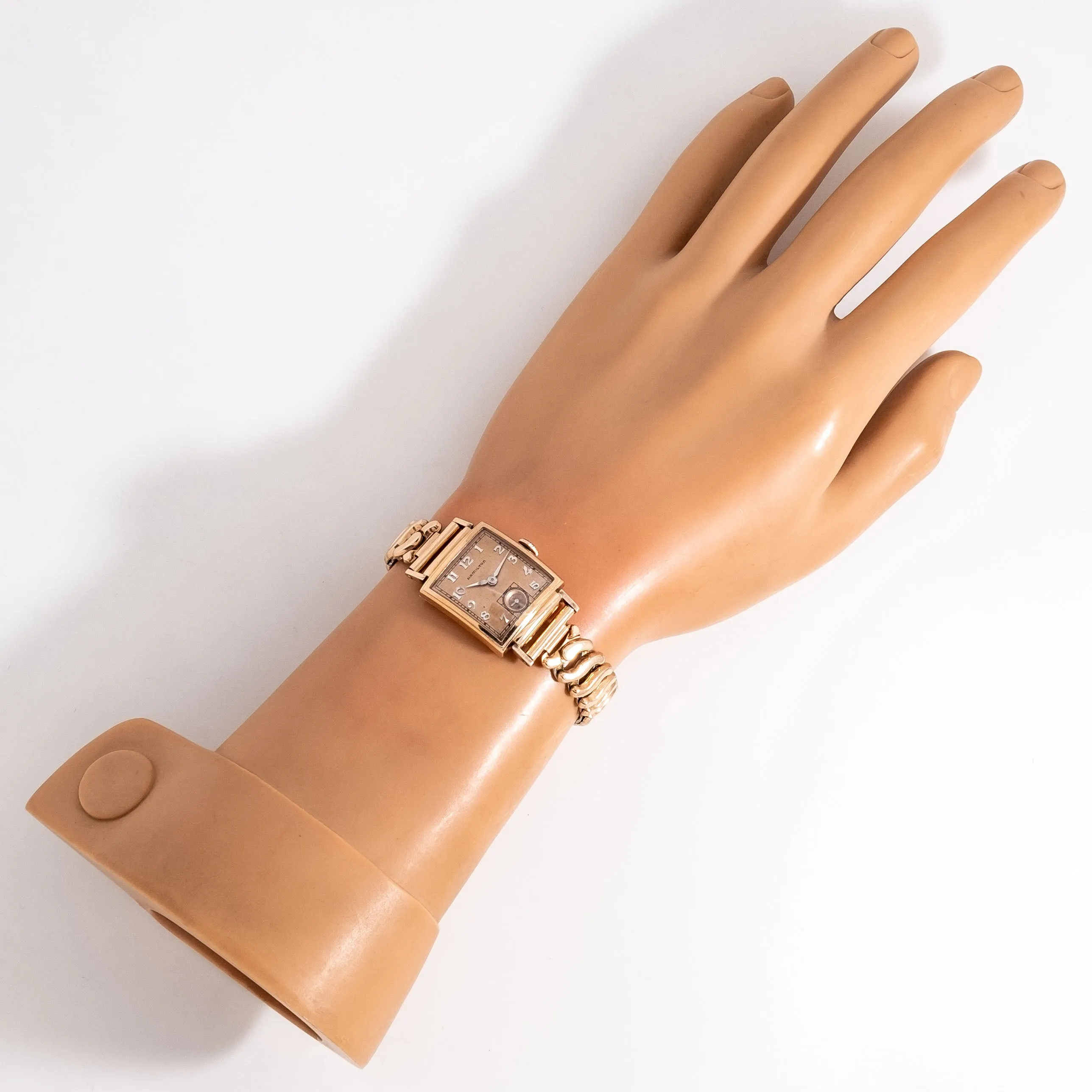 1940 Vintage Hamilton "Ross" 14k Rose Gold Filled Watch (# 15292)