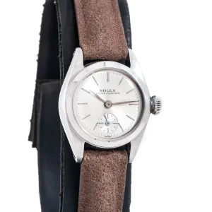 1941 Vintage Ladies Rolex Oyster Perpetual "Bubbleback" Ref. 3869 Stainless Steel Watch (# 15308)
