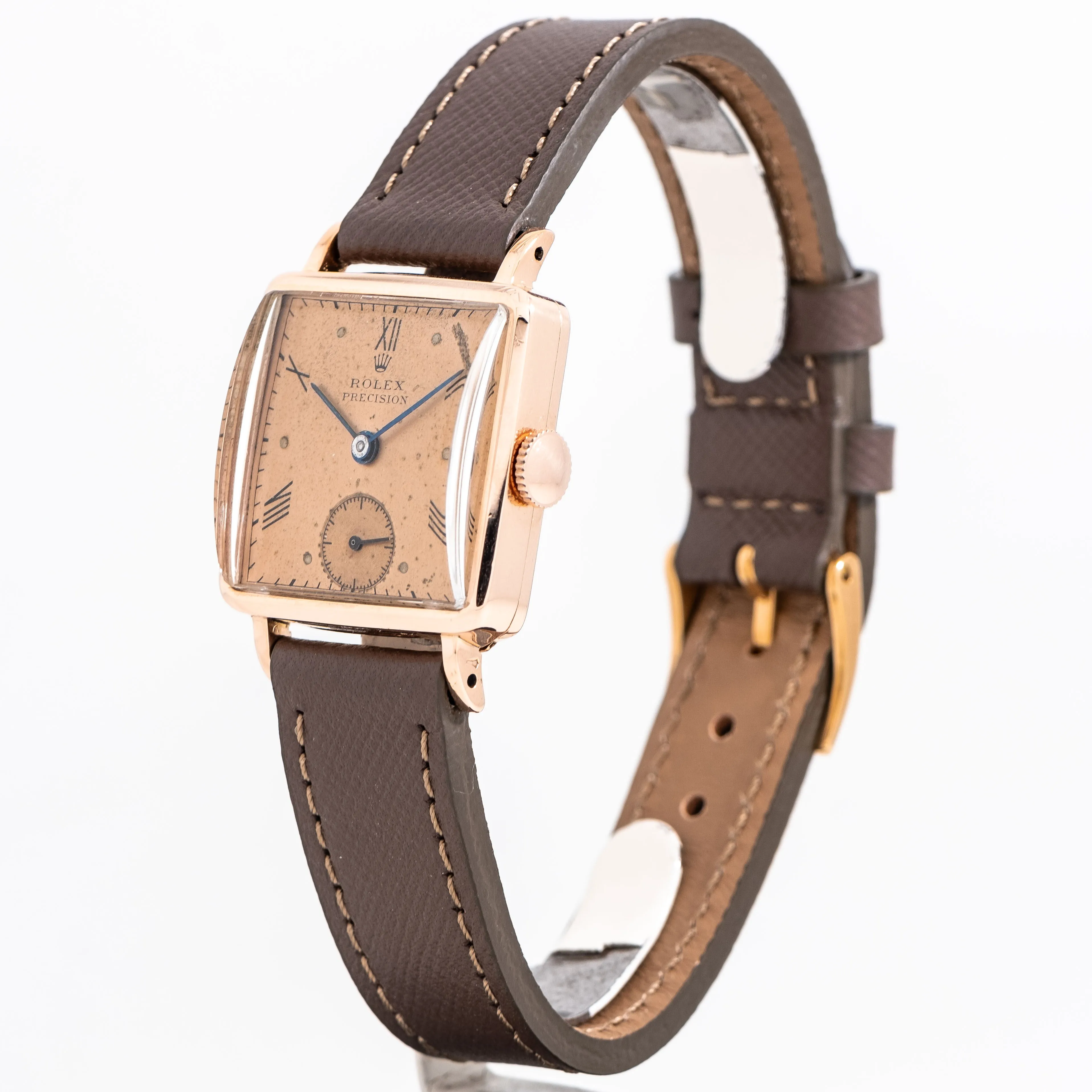 1943 Vintage Rolex Precision Ref. 3894 in Solid 9k Rose Gold (# 15266)