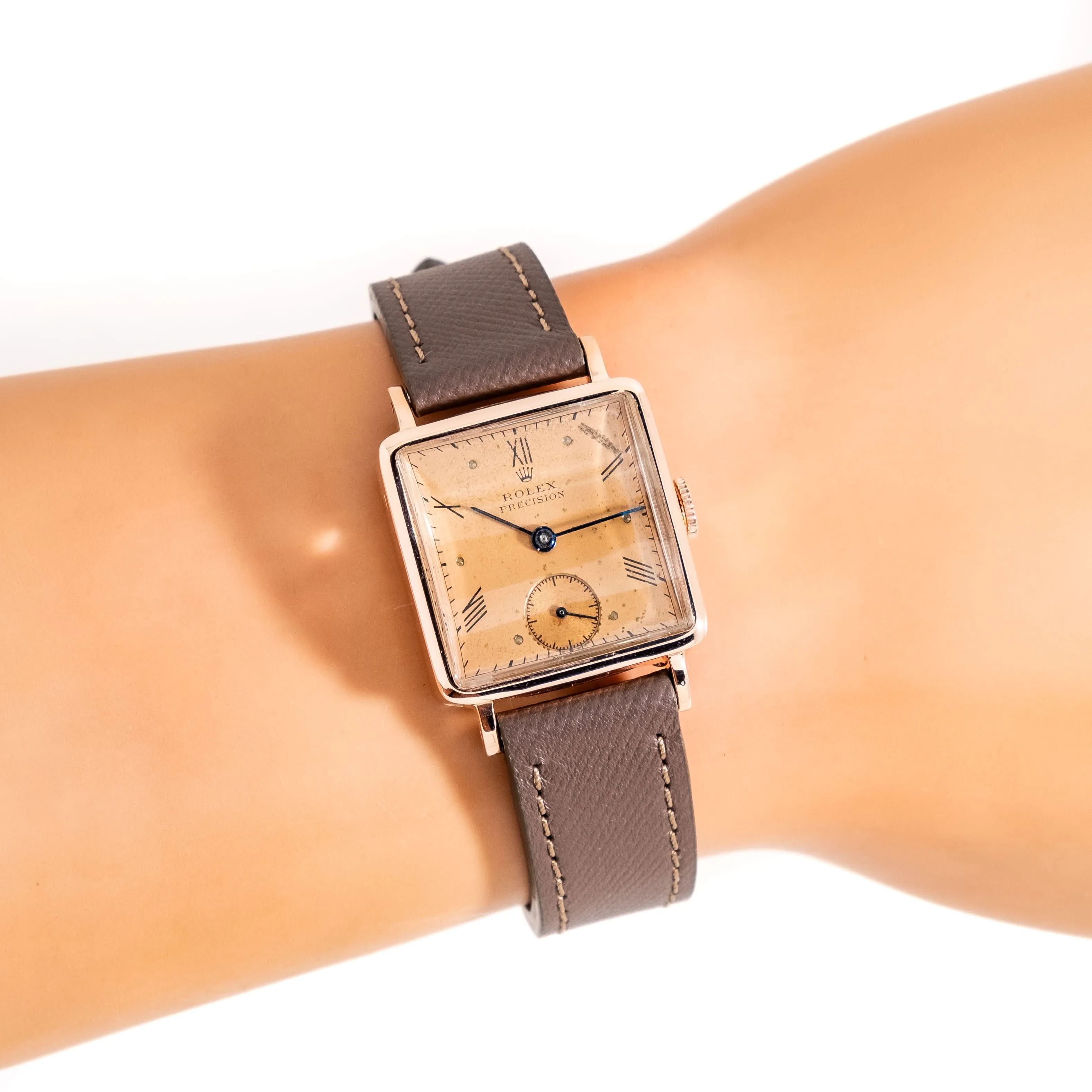 1943 Vintage Rolex Precision Ref. 3894 in Solid 9k Rose Gold (# 15266)