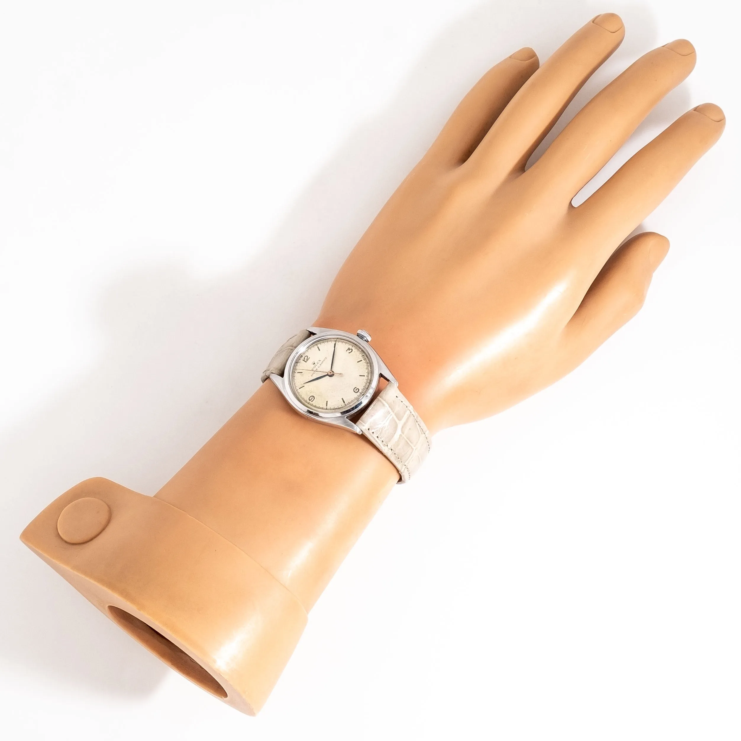 1946 Vintage Rolex Oyster Elegante Ref. 4365 Watch in Stainless Steel (# 15306)