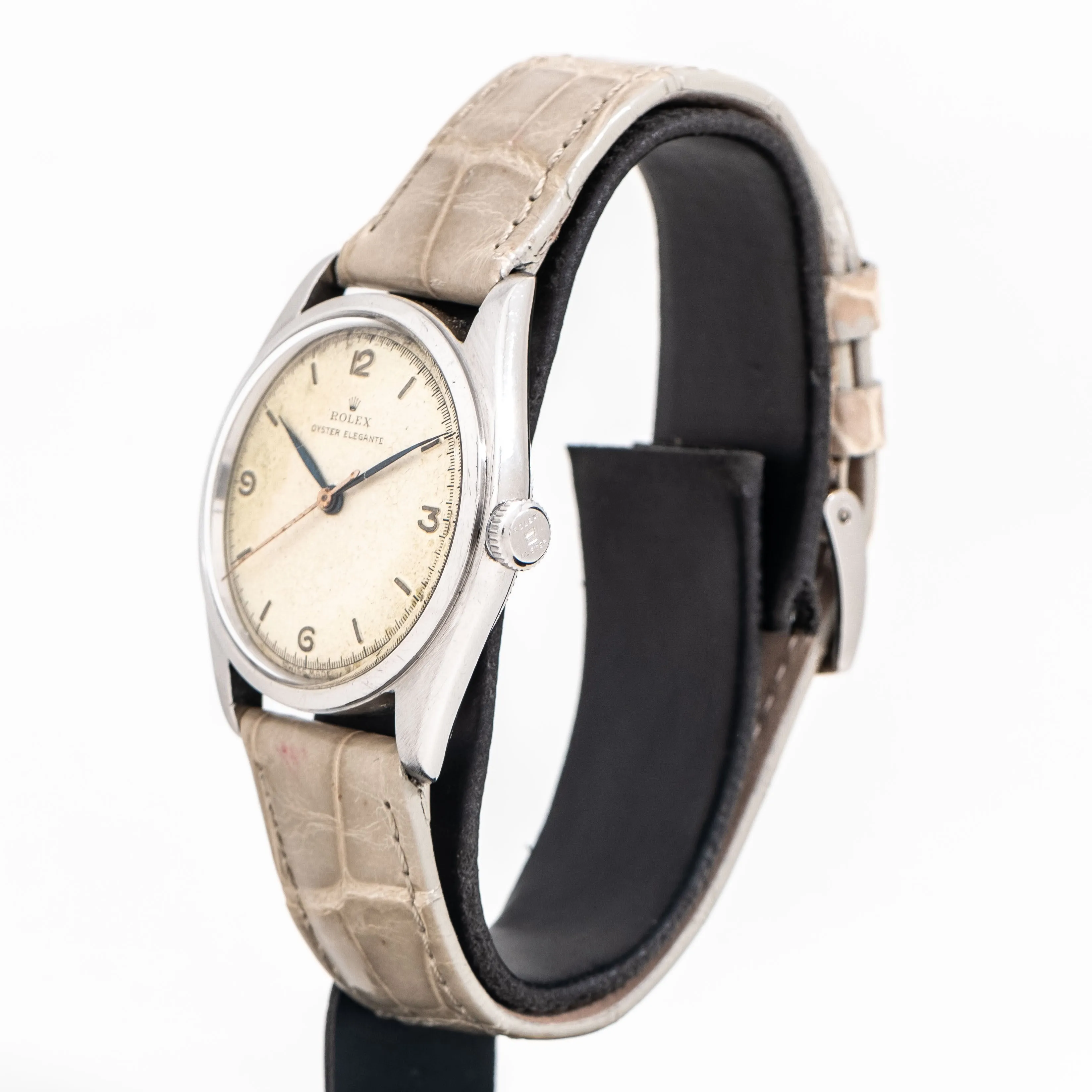 1946 Vintage Rolex Oyster Elegante Ref. 4365 Watch in Stainless Steel (# 15306)