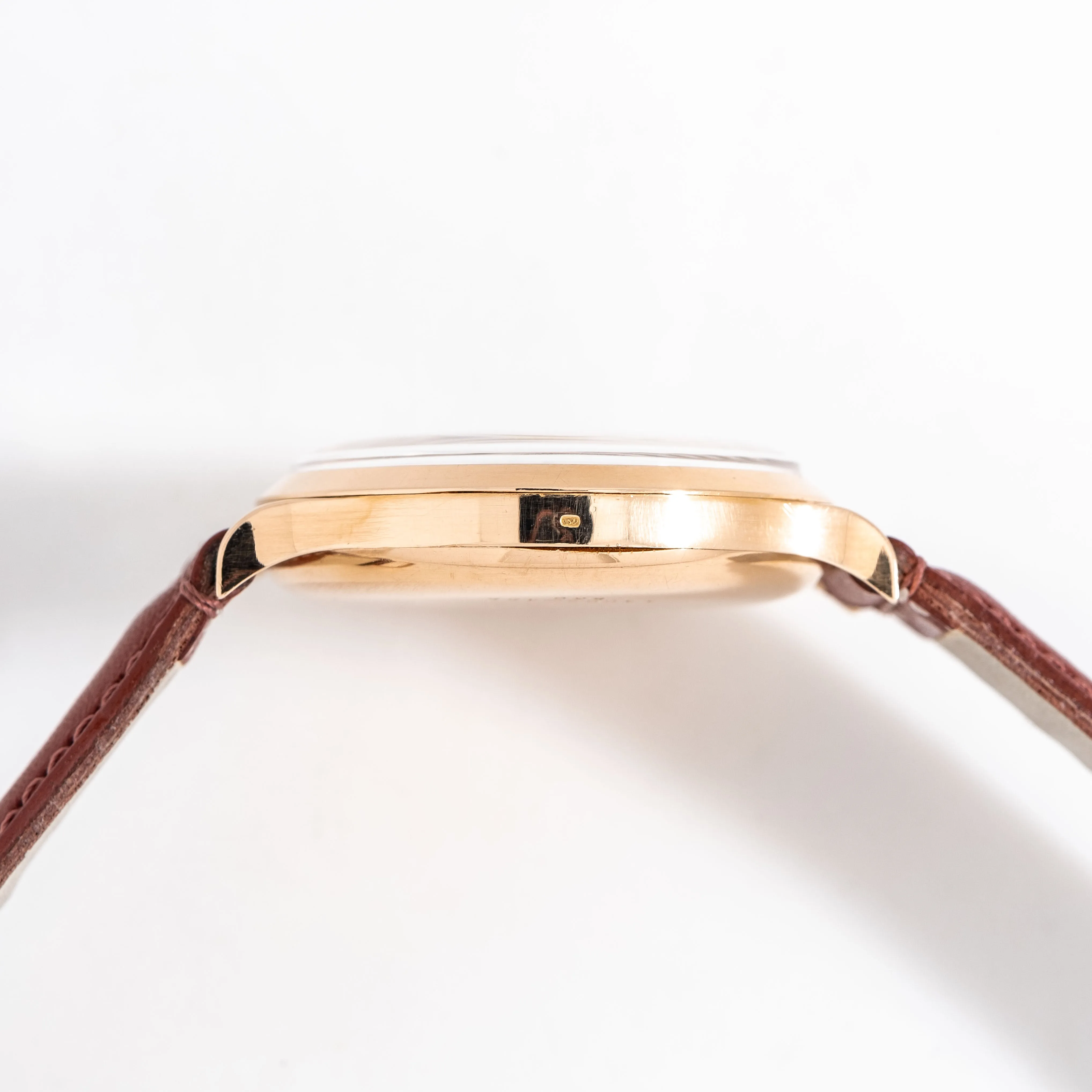 1950's Vintage Eberhard Extra-Fort Ref. 14007-15J 18k Rose Gold Watch (# 15193)