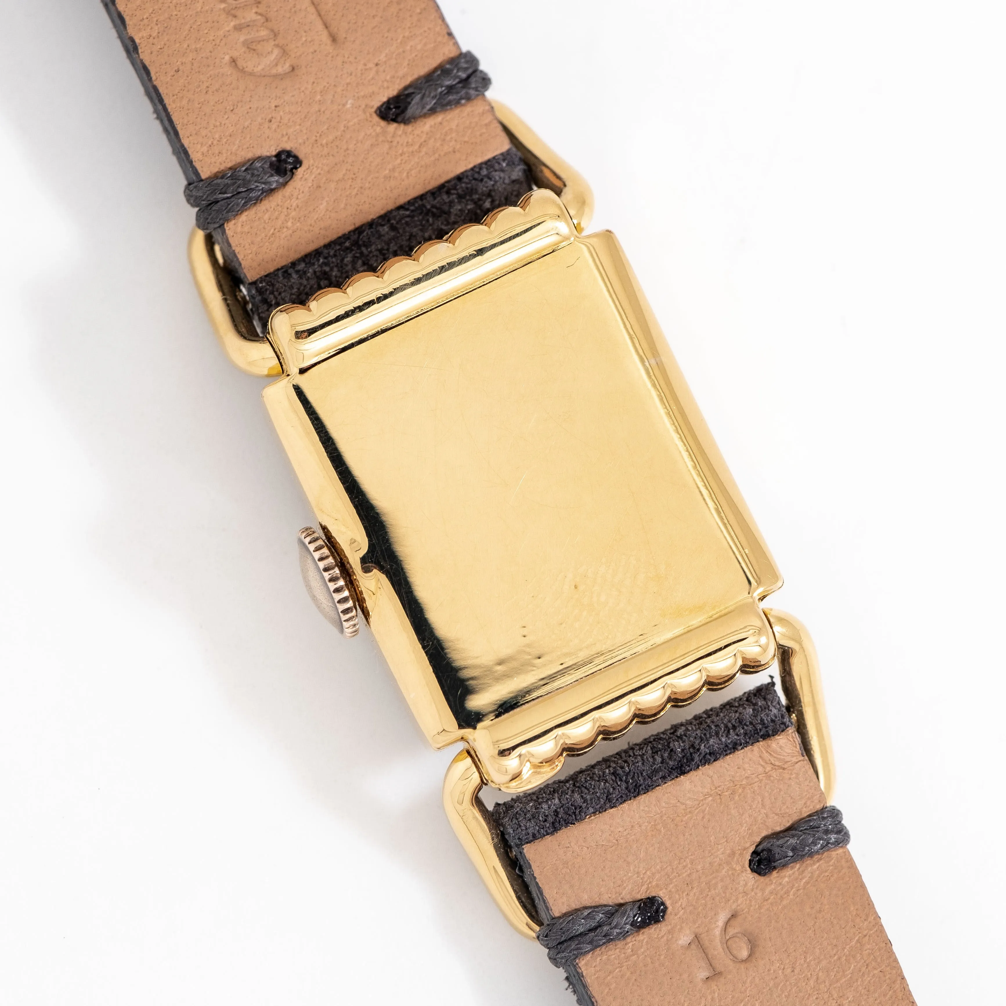 1951 Vintage Lord Elgin Ref. 4602 14k Yellow Gold Filled Driver's Watch (# 15203)