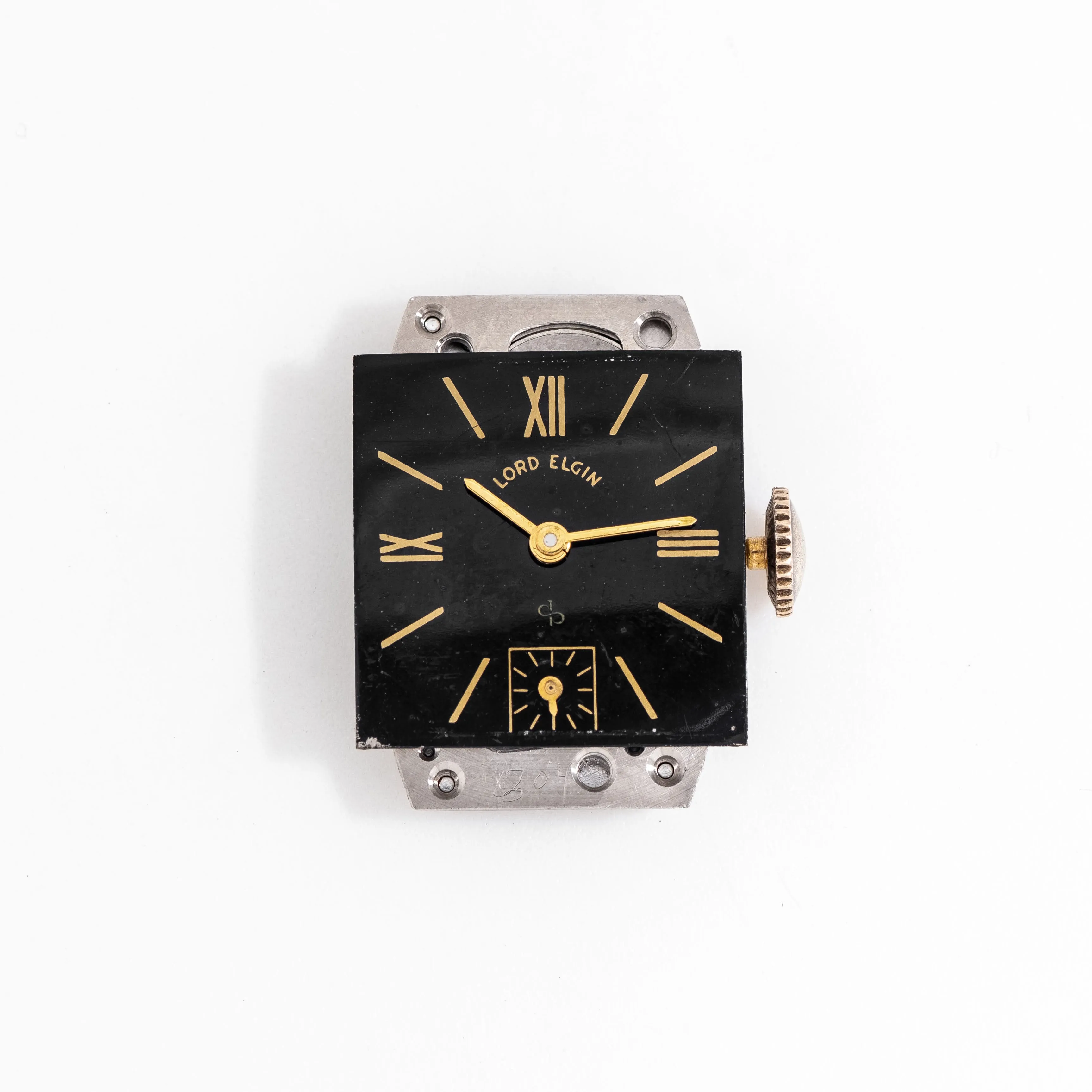 1951 Vintage Lord Elgin Ref. 4602 14k Yellow Gold Filled Driver's Watch (# 15203)