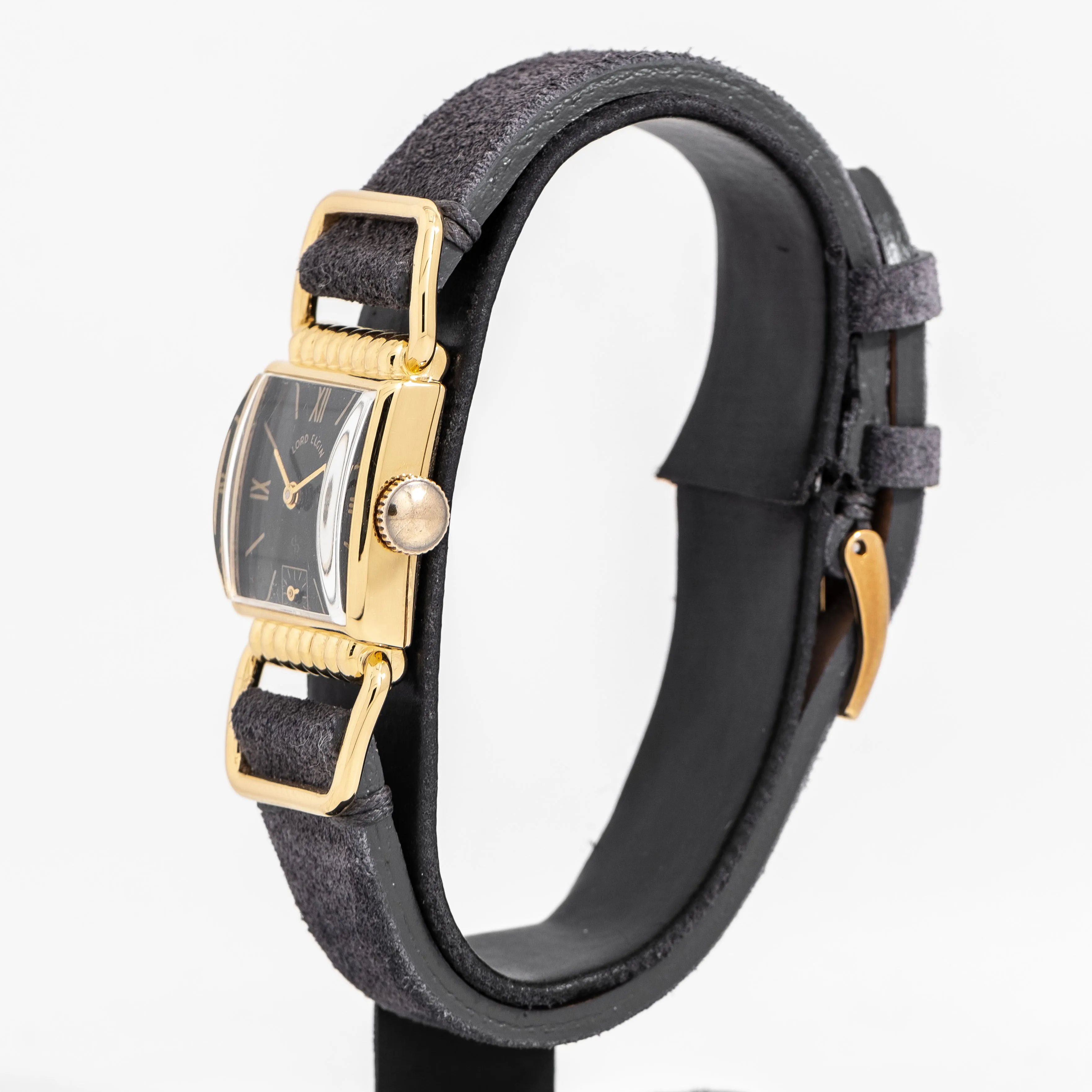1951 Vintage Lord Elgin Ref. 4602 14k Yellow Gold Filled Driver's Watch (# 15203)