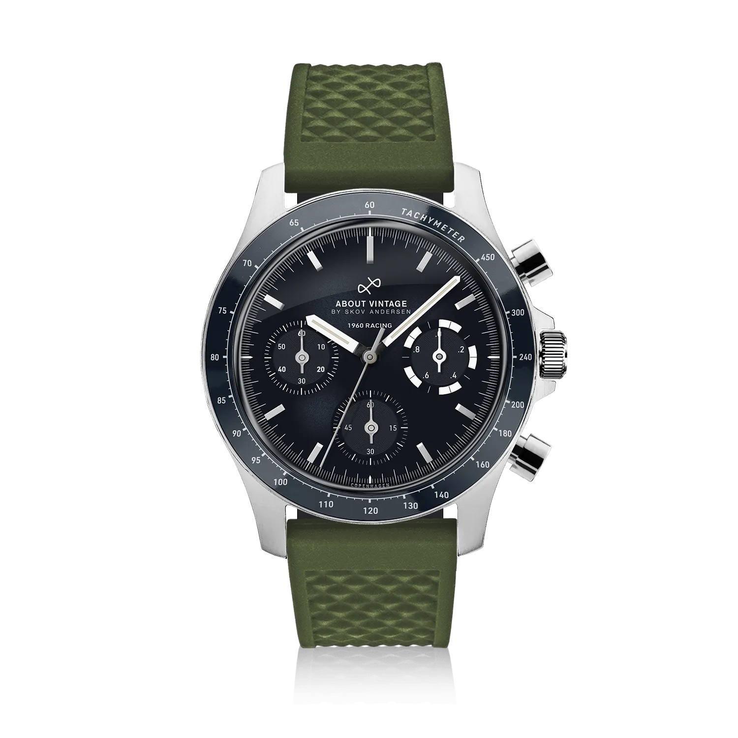 1960 Racing Chronograph, Steel / Midnight Blue