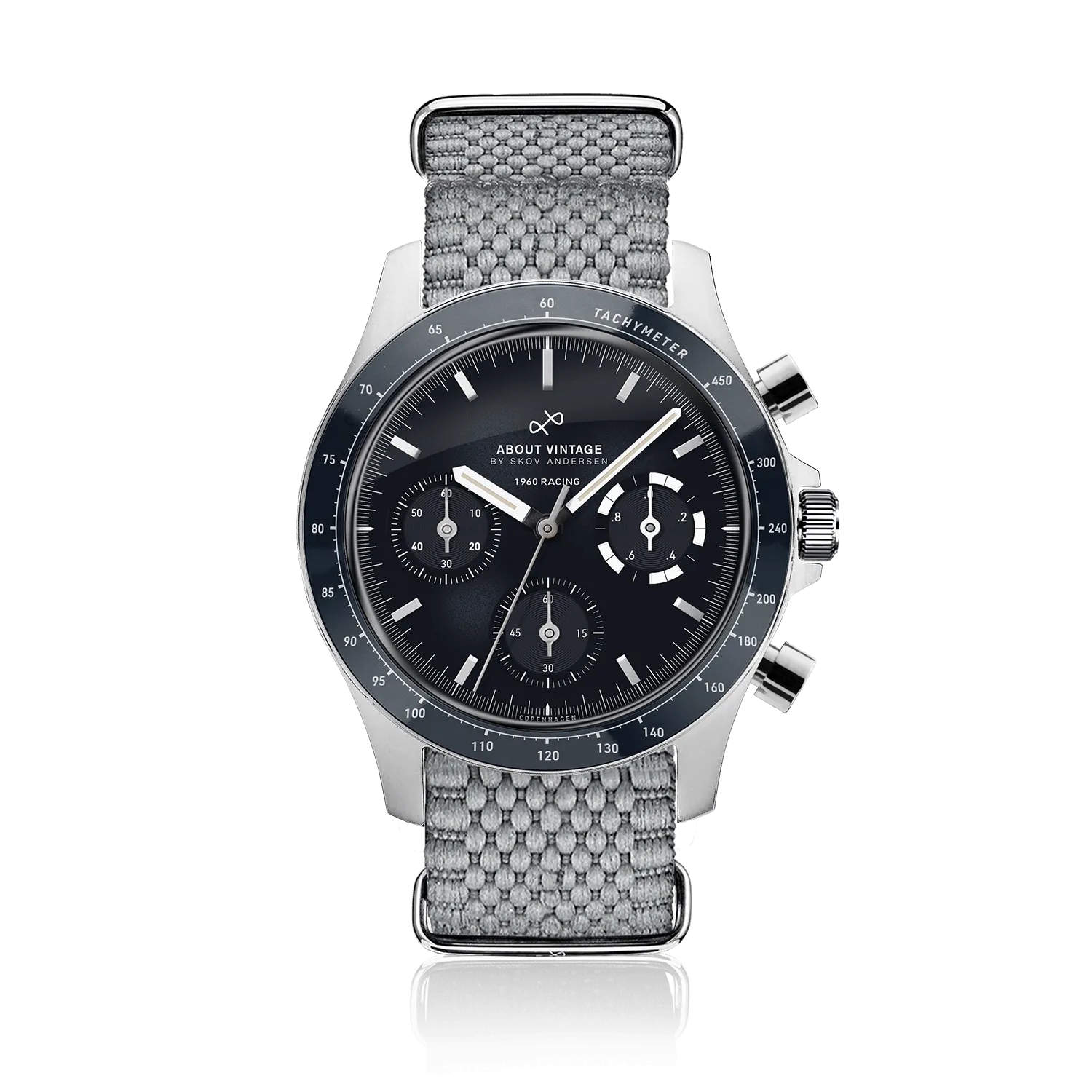 1960 Racing Chronograph, Steel / Midnight Blue