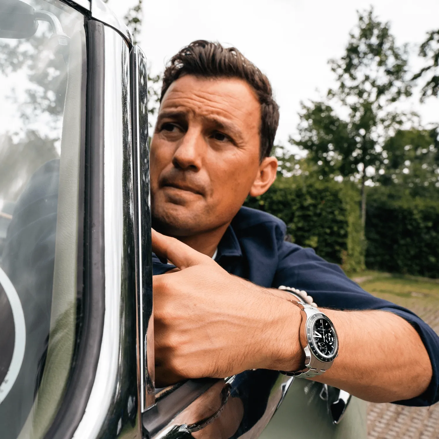 1960 Racing Chronograph, Steel / Midnight Blue