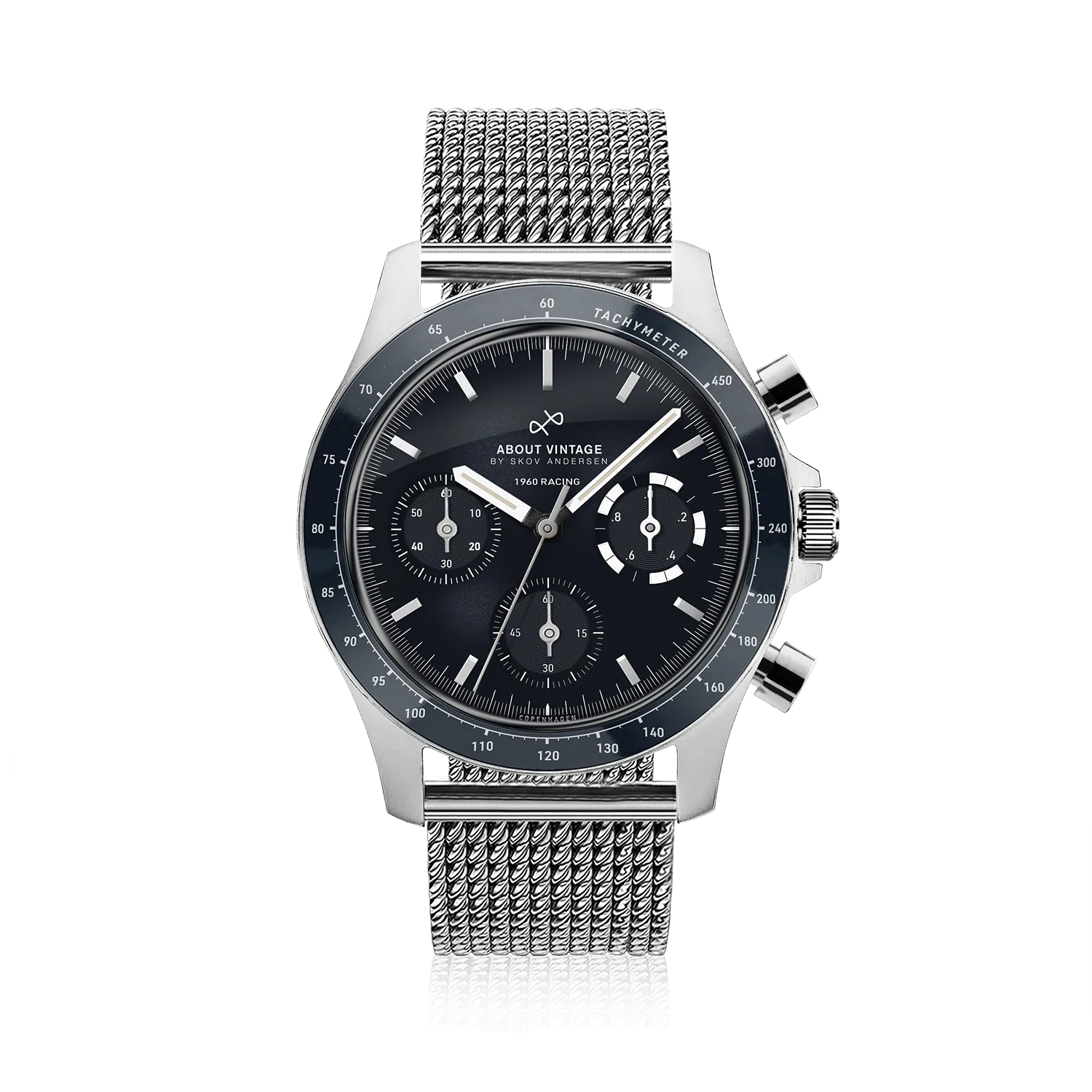 1960 Racing Chronograph, Steel / Midnight Blue