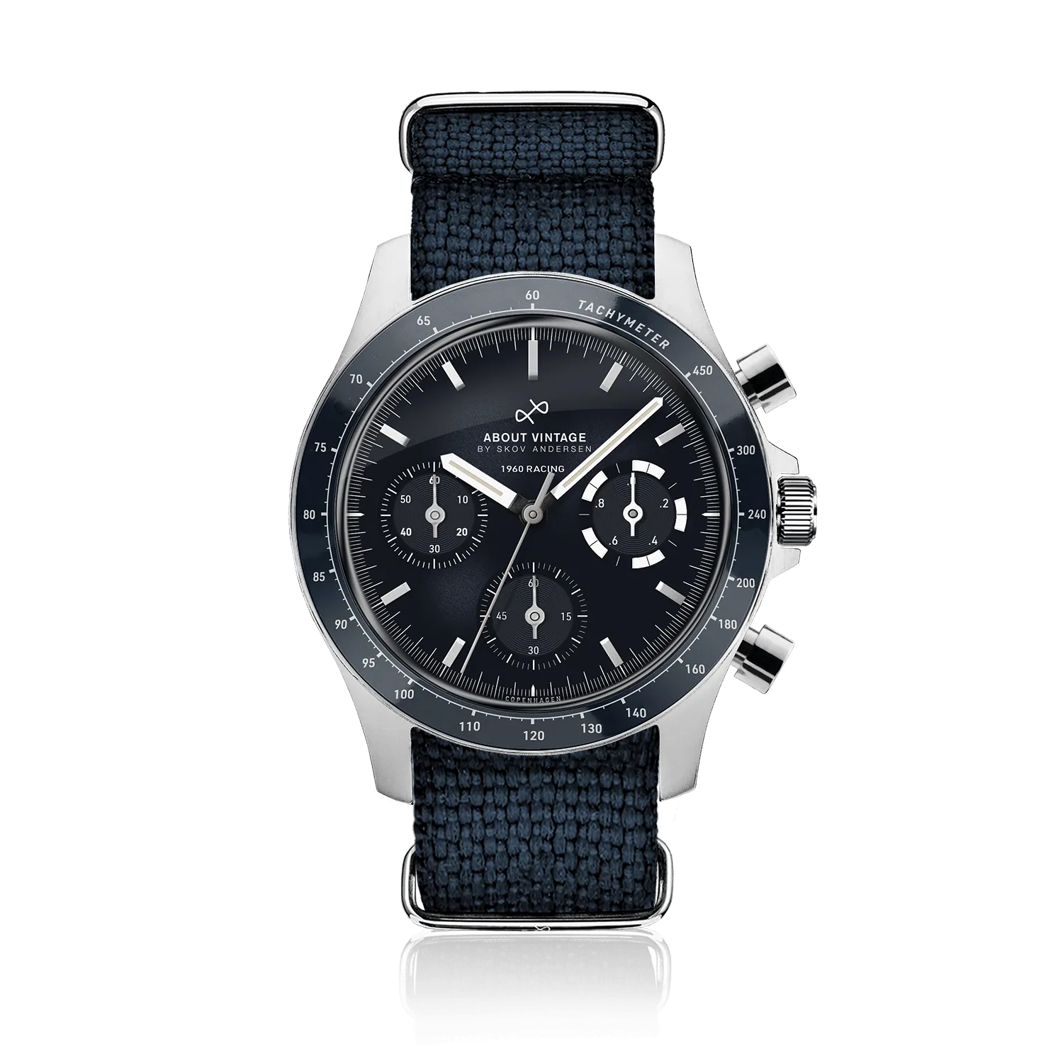 1960 Racing Chronograph, Steel / Midnight Blue