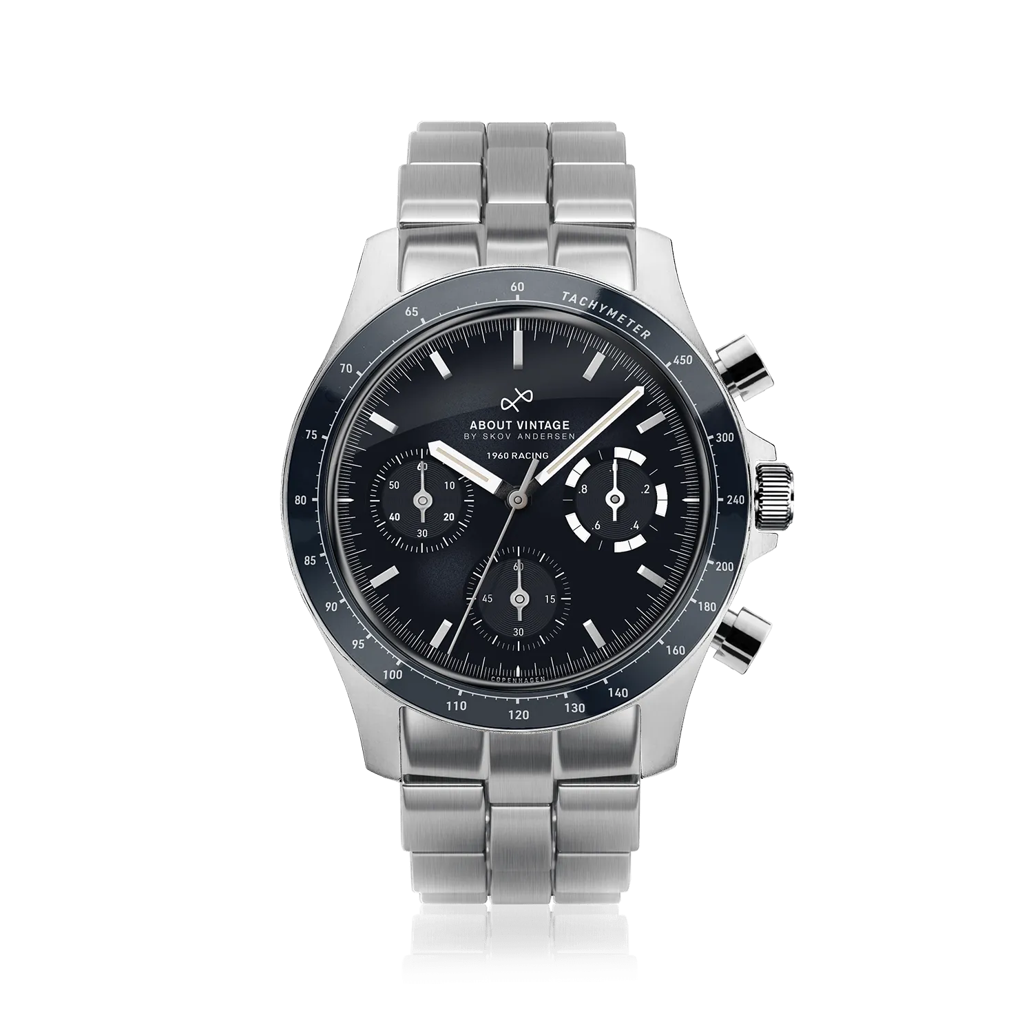 1960 Racing Chronograph, Steel / Midnight Blue