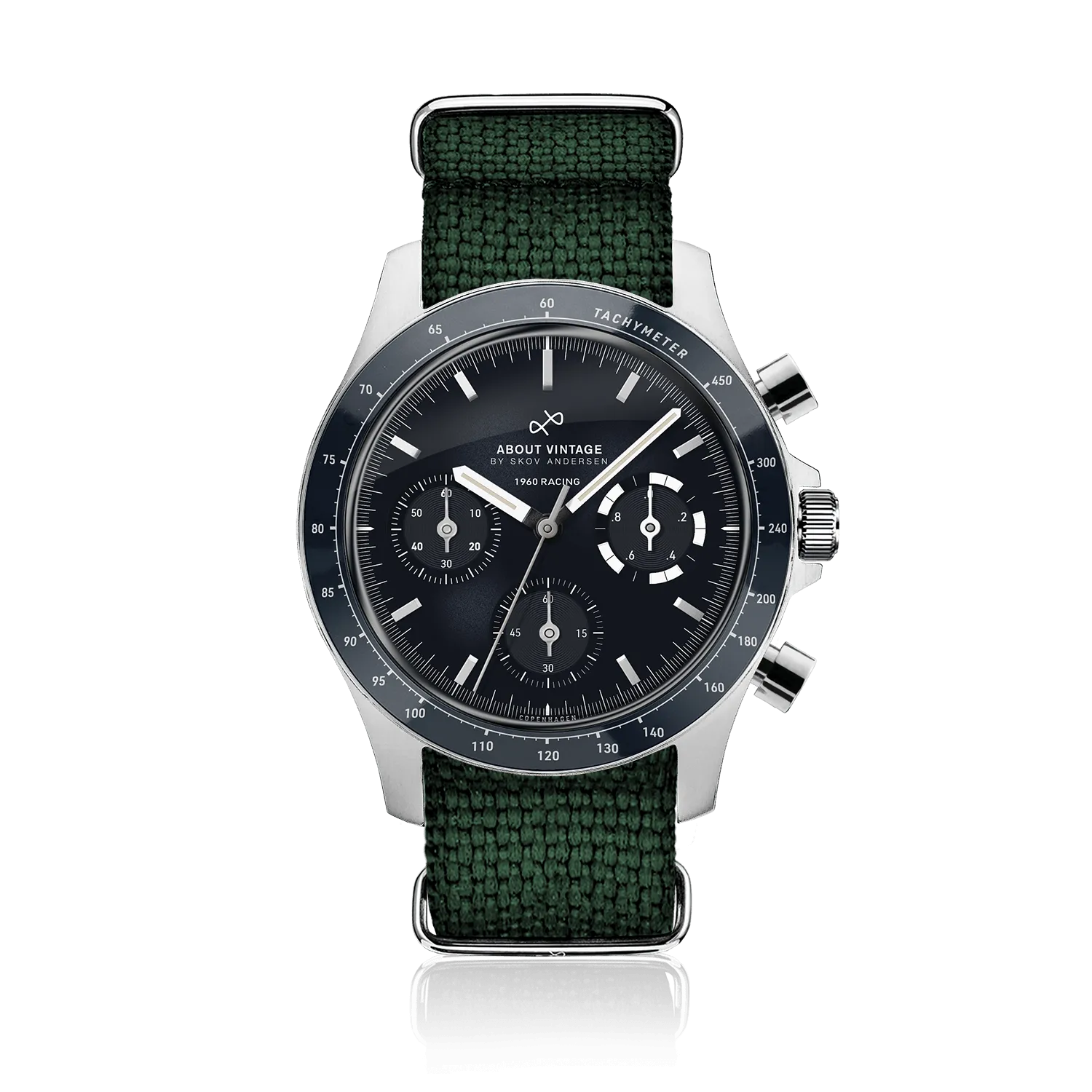1960 Racing Chronograph, Steel / Midnight Blue