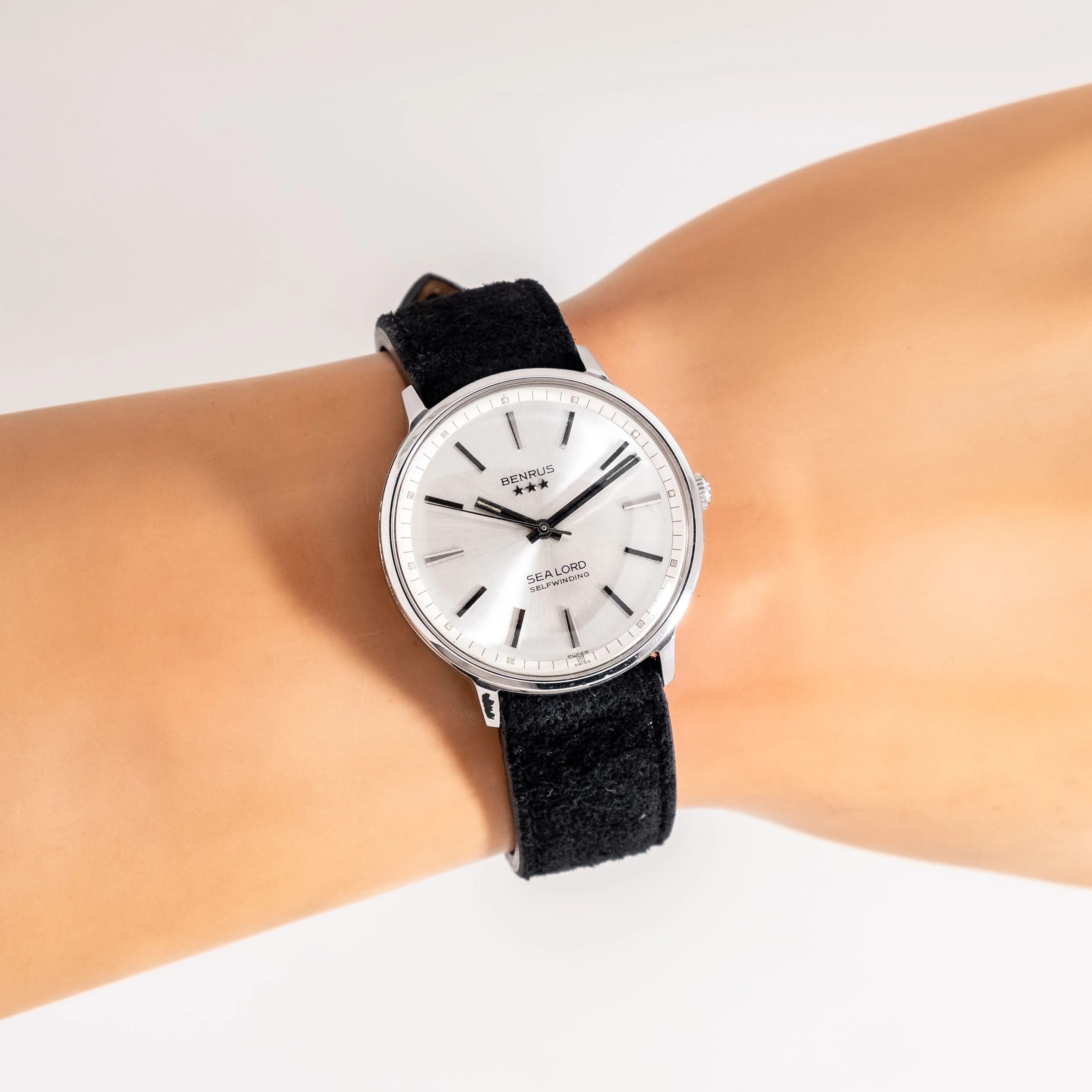 1960's Vintage Benrus Sea Lord Ref. 1345 Stainless Steel Watch (# 15250)