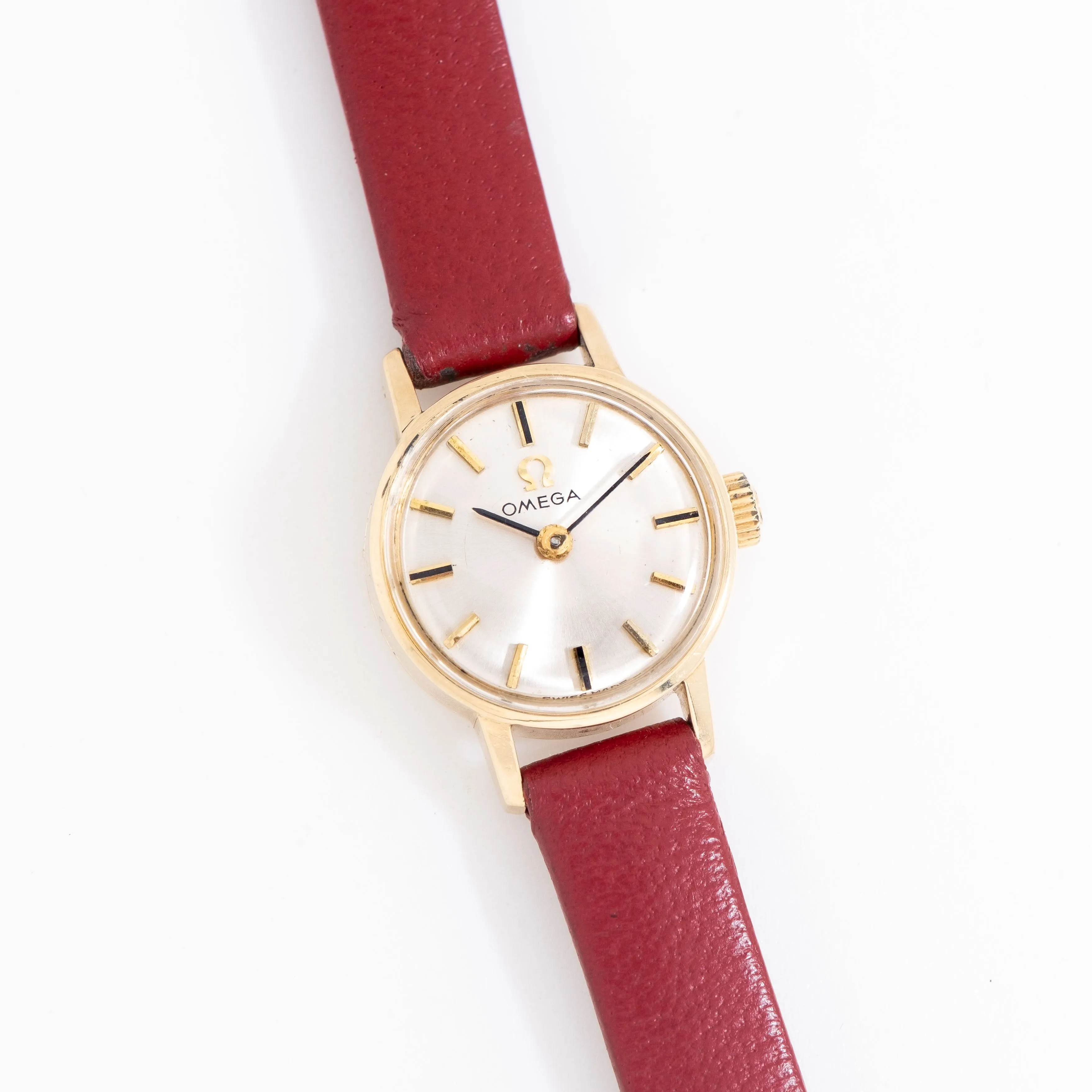 1966 Vintage Ladies Omega Ref. 511.181 Solid 14k Yellow Gold Watch (# 15260)