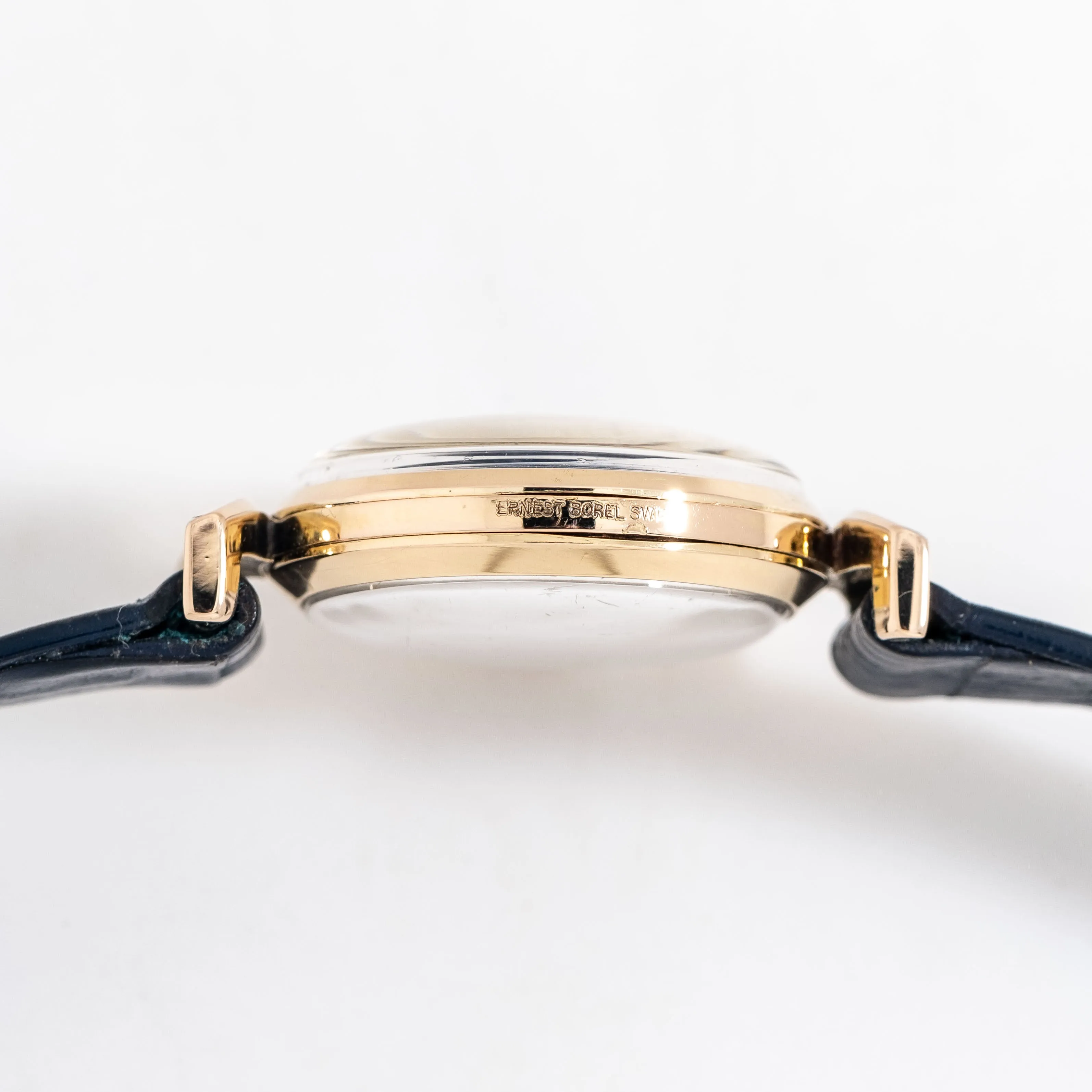 1990's Vintage Ladies Ernest Borel Cocktail Watch in 18k Yellow Gold over Stainless Steel (# 15264)