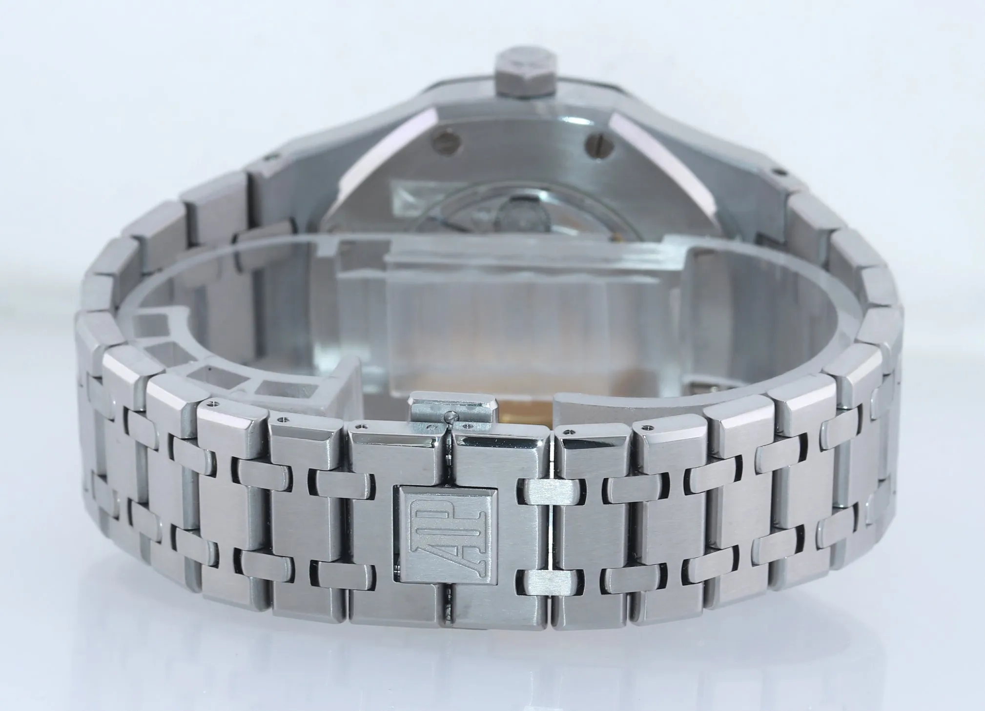2014 MINT Audemars Piguet Royal Oak 41mm Black Dial Steel 15400ST Watch Box