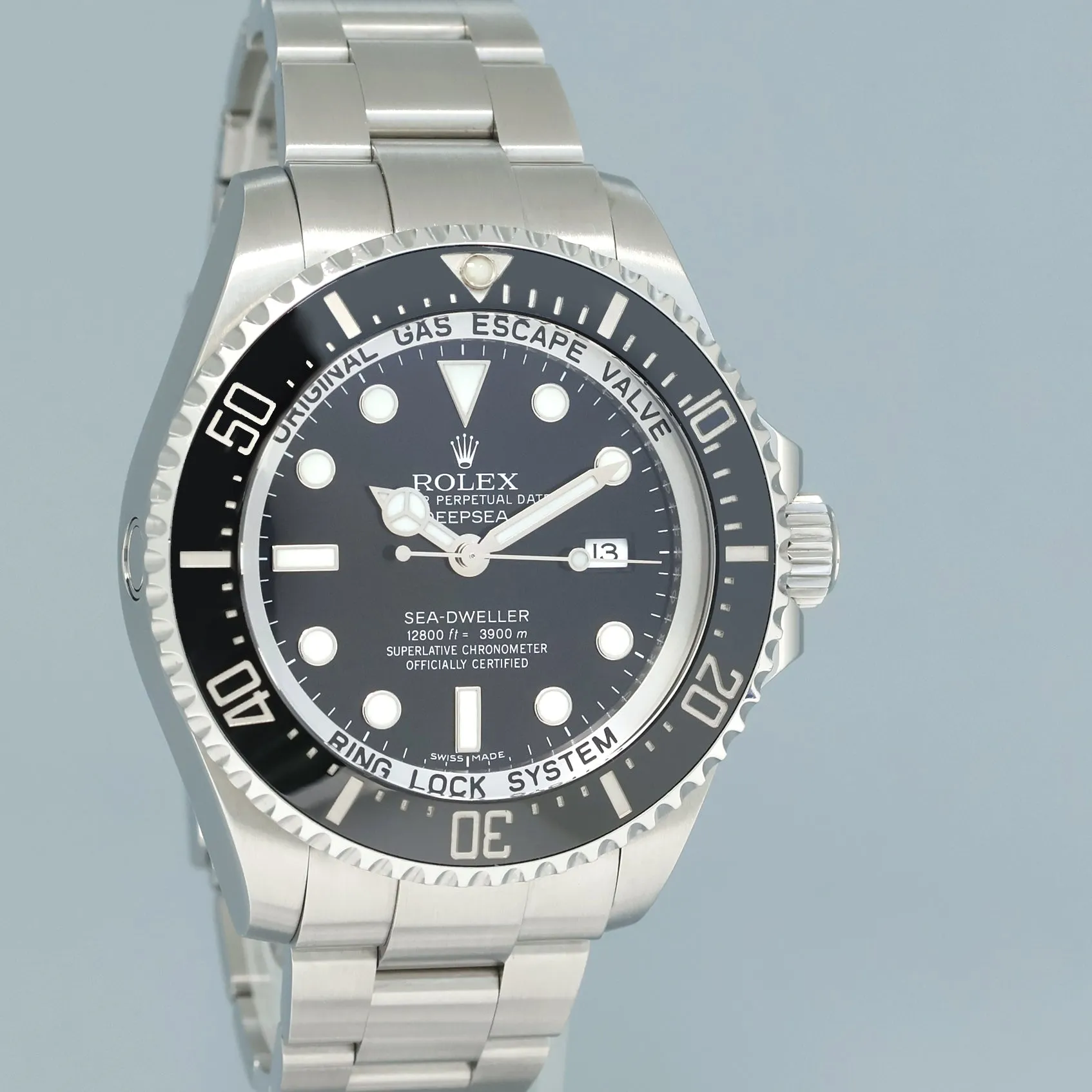 2014 MINT Rolex Sea-Dweller DEEPSEA 116660 Steel 44mm Black Ceramic Watch Box