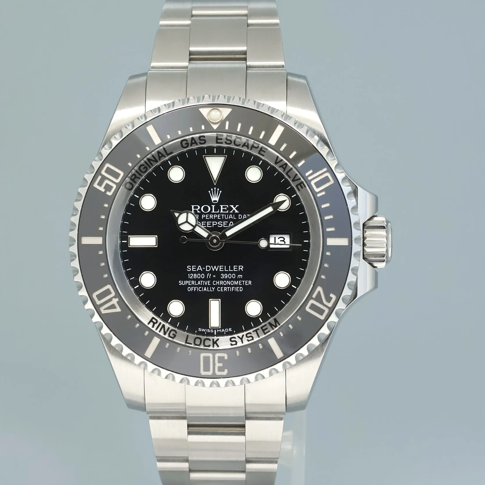 2014 MINT Rolex Sea-Dweller DEEPSEA 116660 Steel 44mm Black Ceramic Watch Box