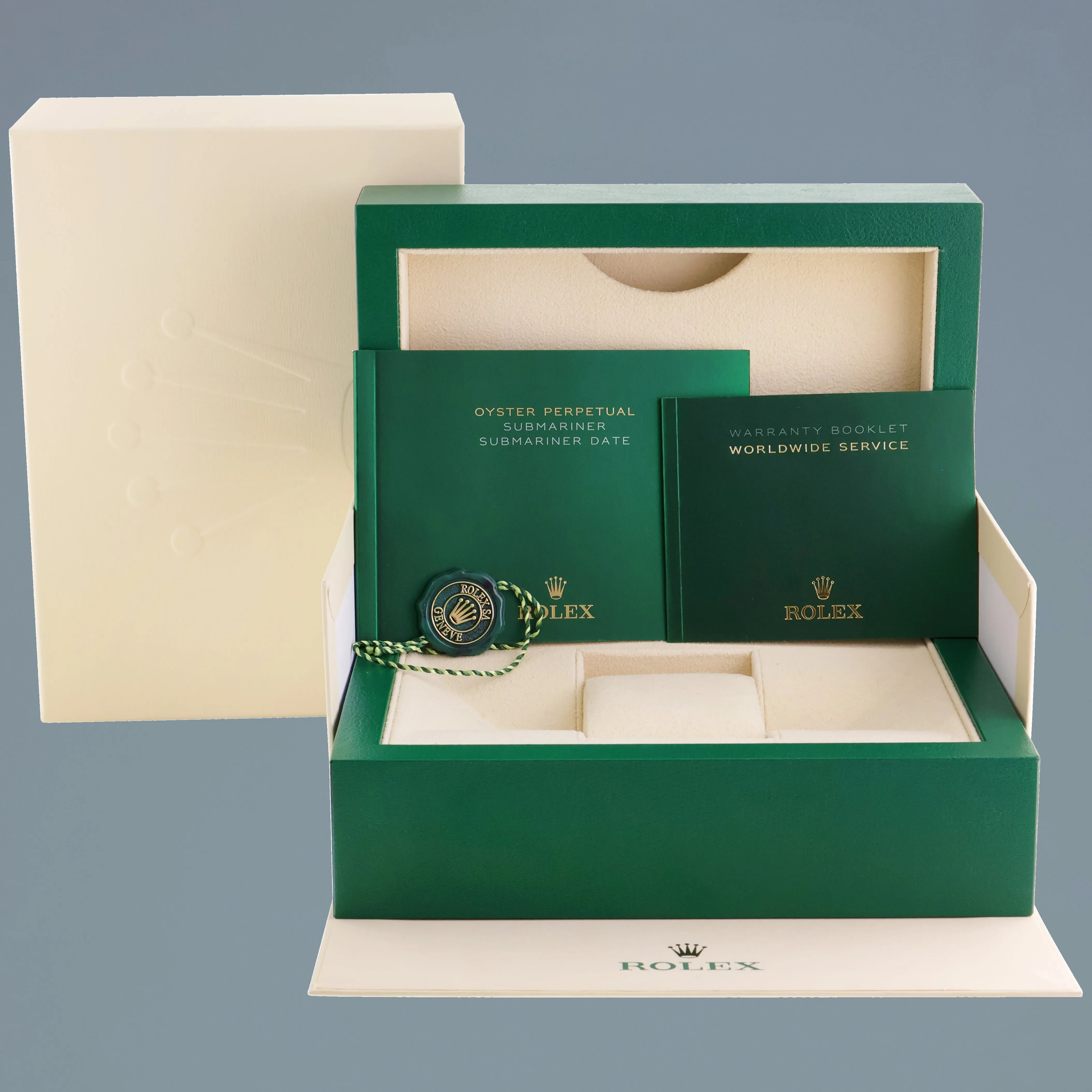 2017 MINT Rolex Submariner Smurf 116619 White Gold Blue 40mm Ceramic Watch Box
