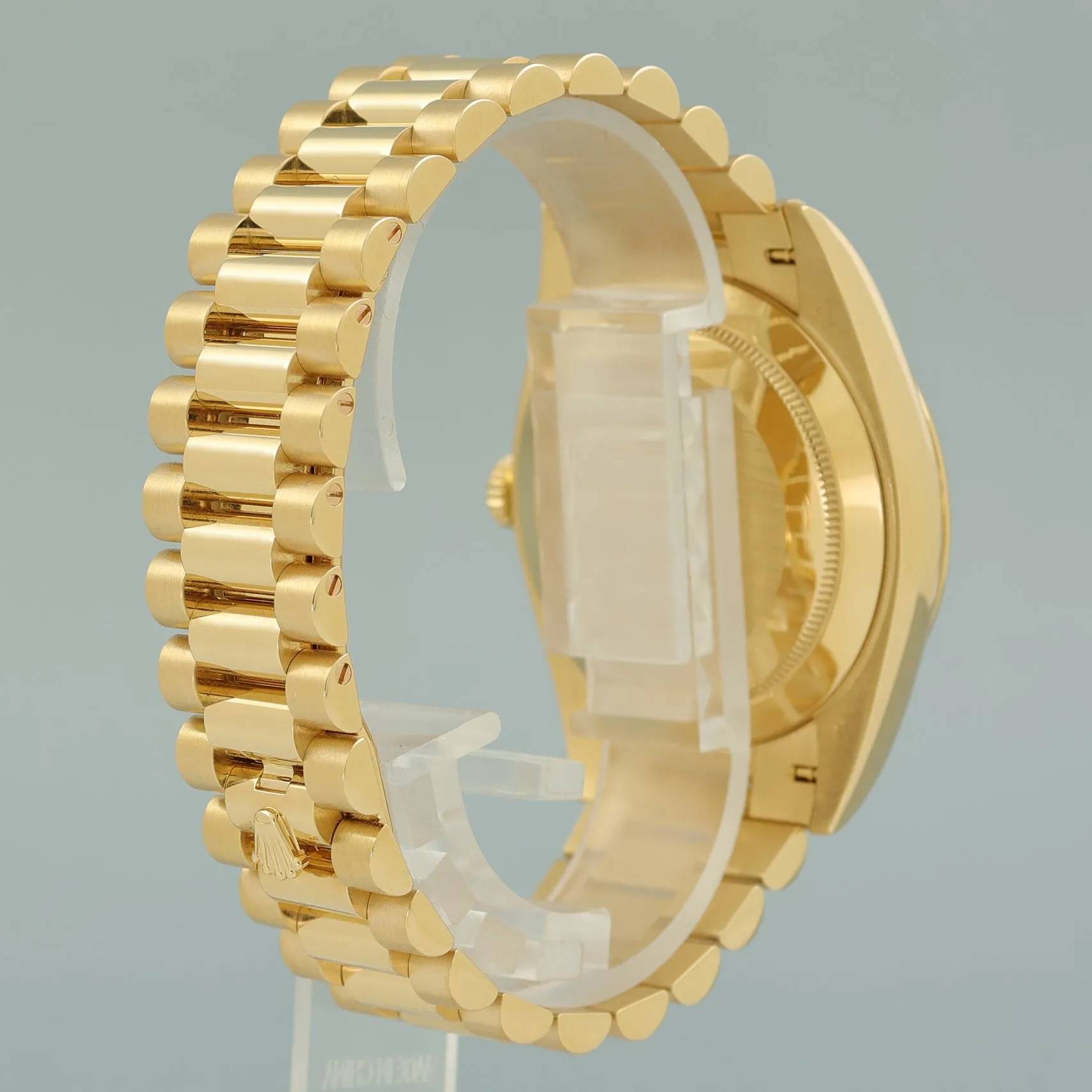 2020 MINT Rolex Day-Date 40 President 228238 White Roman Yellow Gold Watch Box