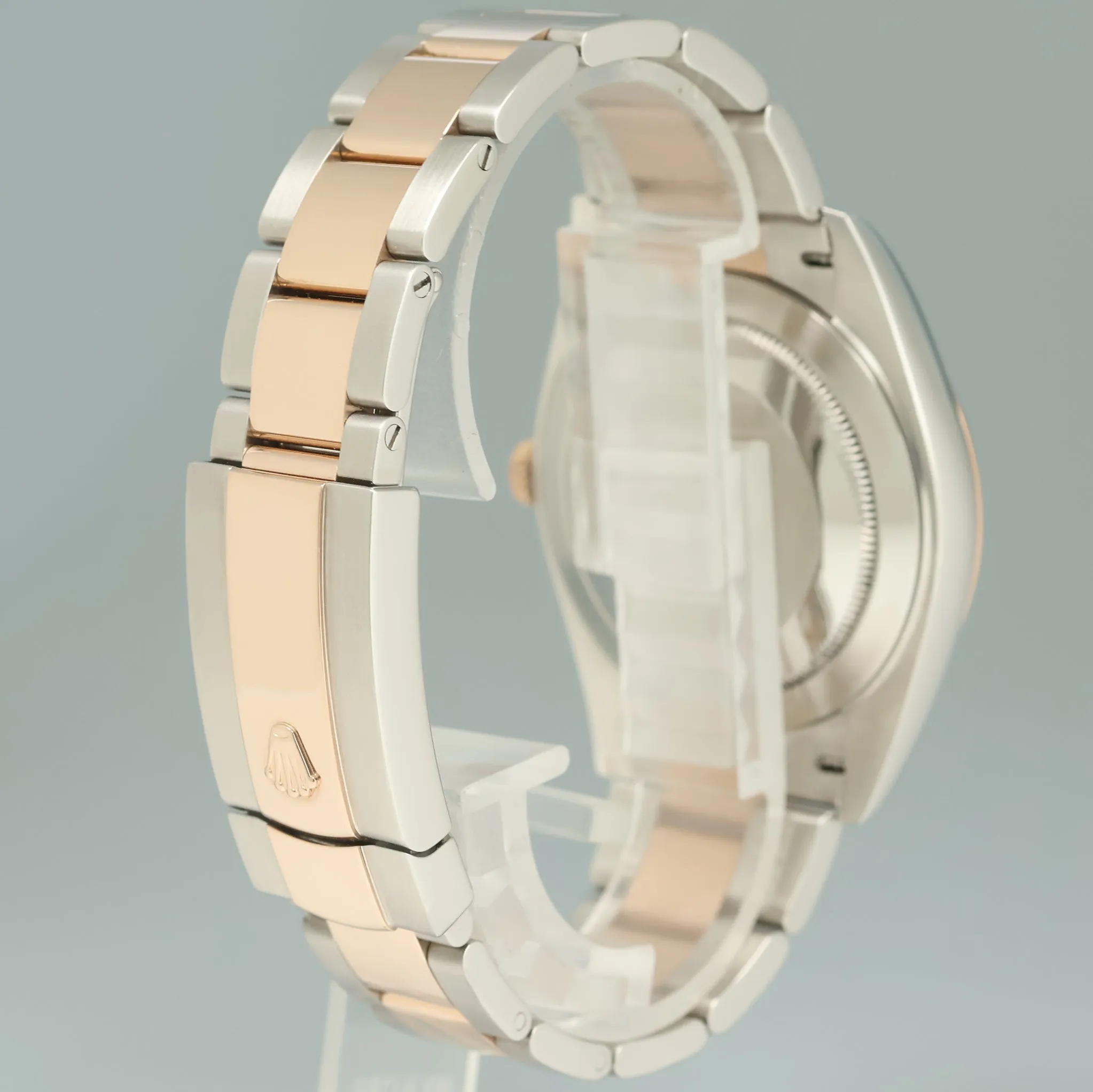 2021 NEW PAPERS Rolex DateJust 41 126331 Wimbledon Rose Gold Two-Tone Oyster Watch Box