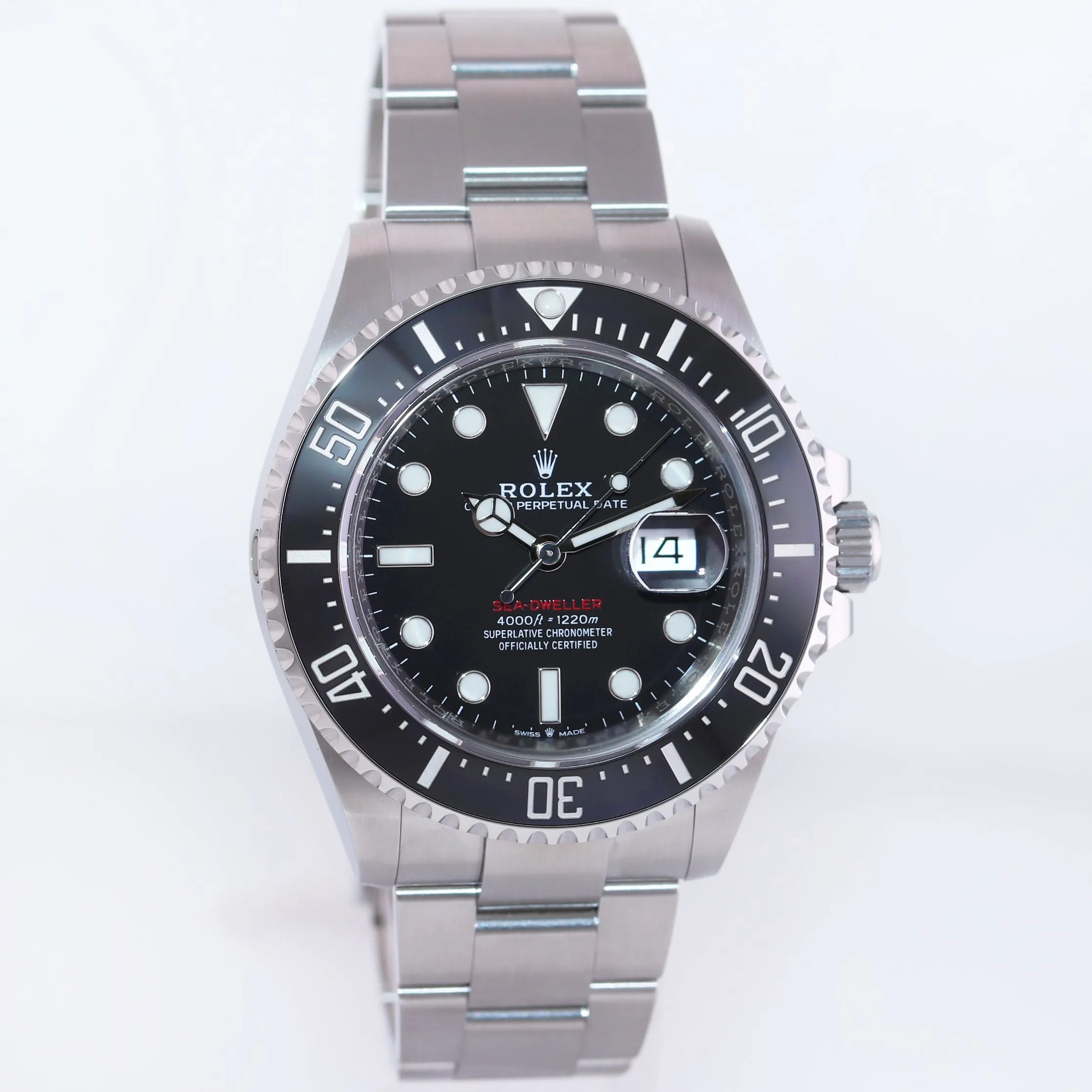2021 NEW PAPERS Rolex Red Seadweller SD43 126600 43mm Mark 2 Watch Box