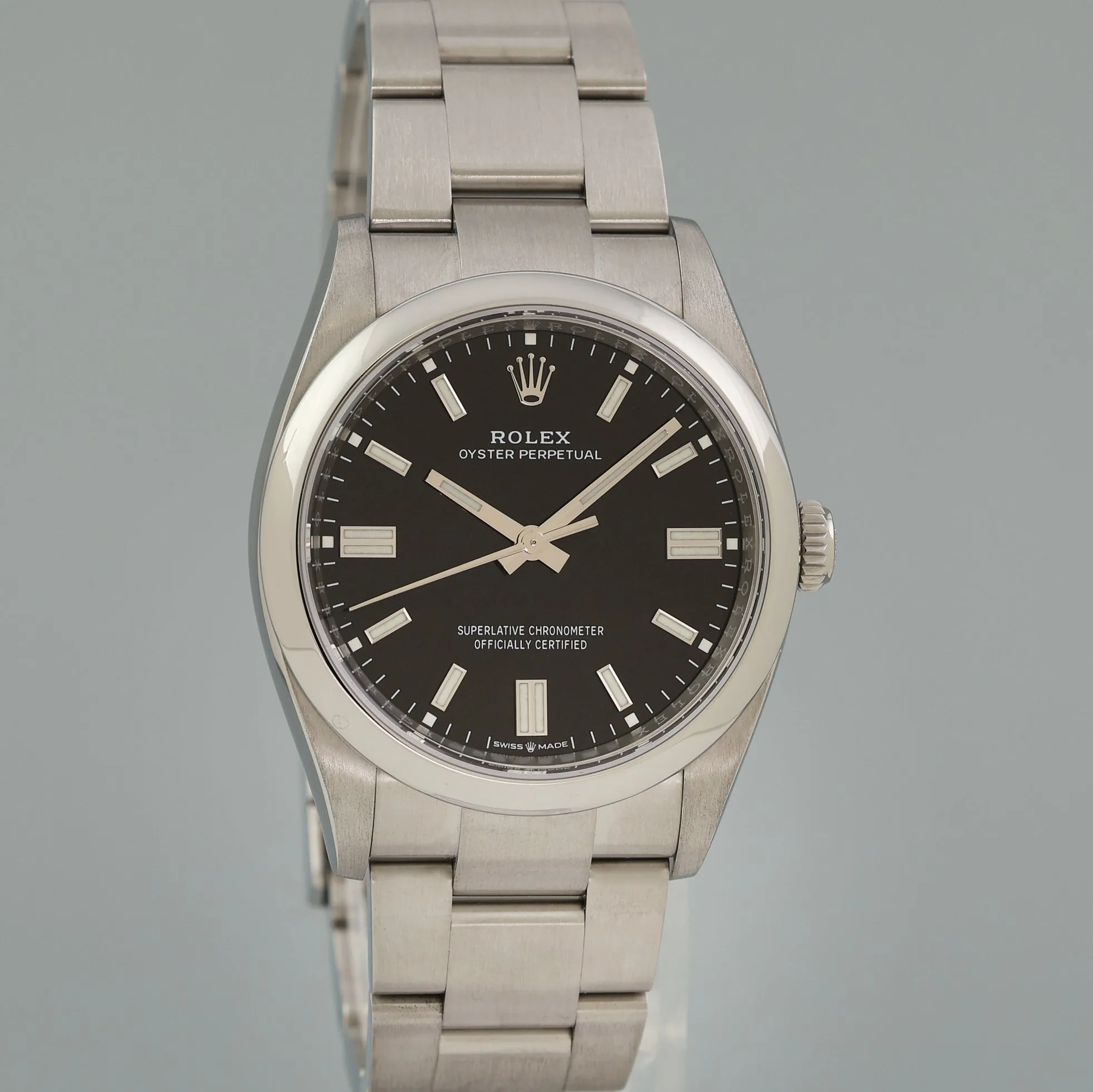 2023 NEW PAPERS Rolex Oyster Perpetual 126000 36mm Black Dial Watch Box