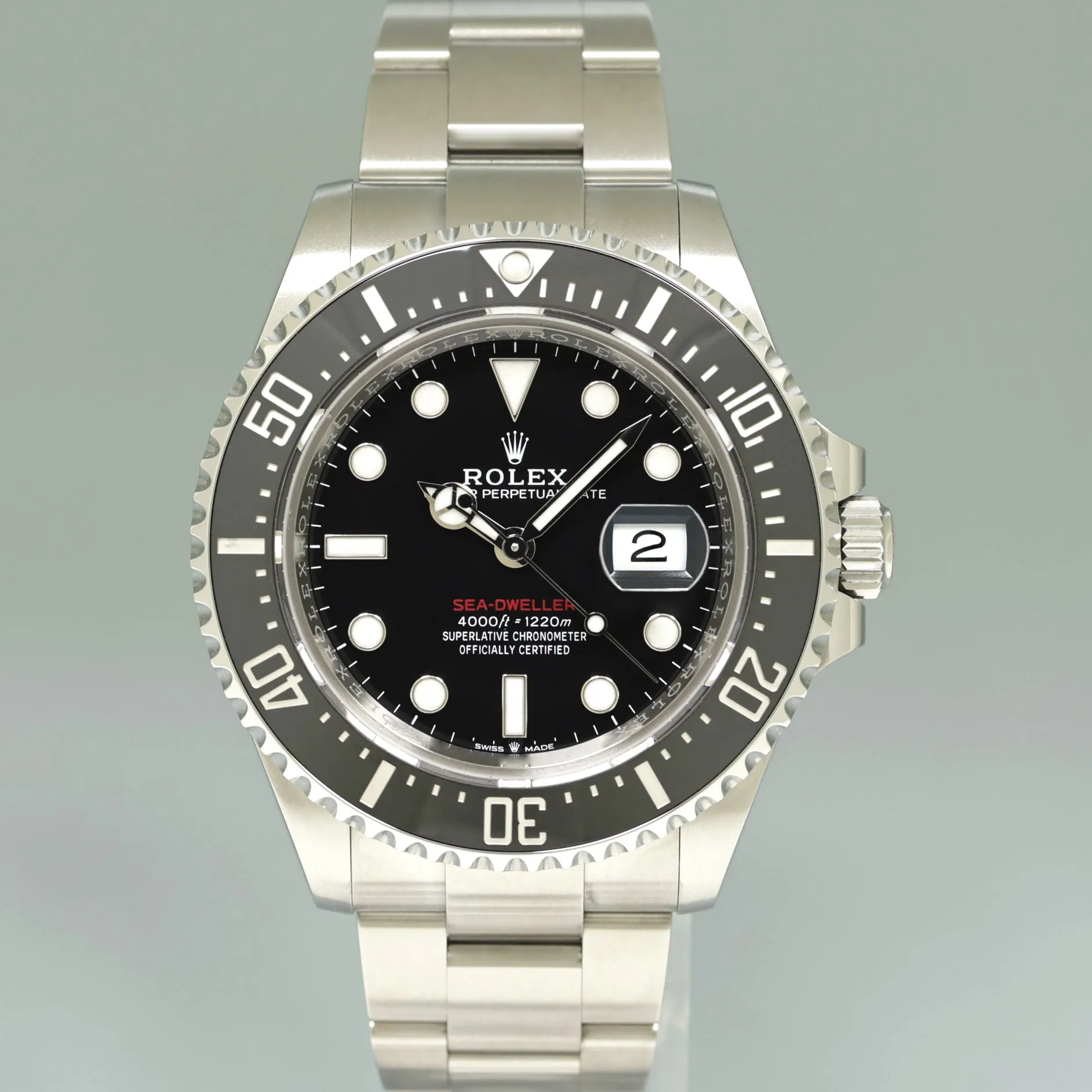 2023 NEW PAPERS Rolex Red Seadweller SD43 126600 43mm Mark II 2 Watch Box