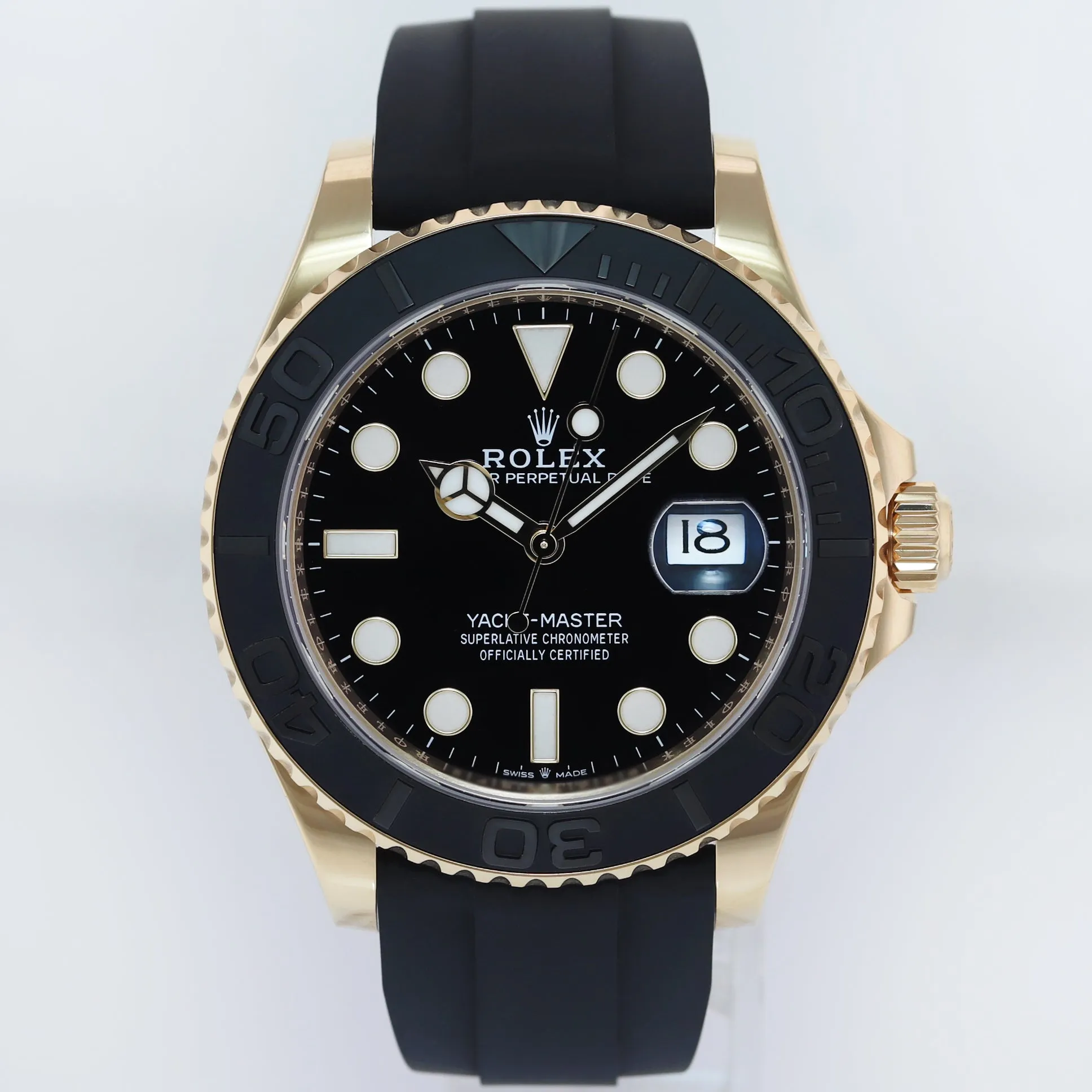 2024 MINT Rolex Yacht-Master 226658 Yellow Gold 42mm Oysterflex Watch Box