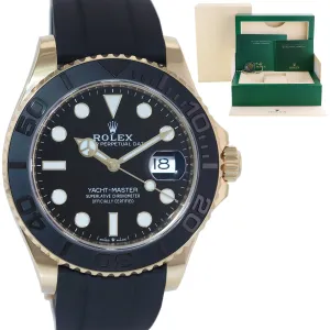 2024 MINT Rolex Yacht-Master 226658 Yellow Gold 42mm Oysterflex Watch Box