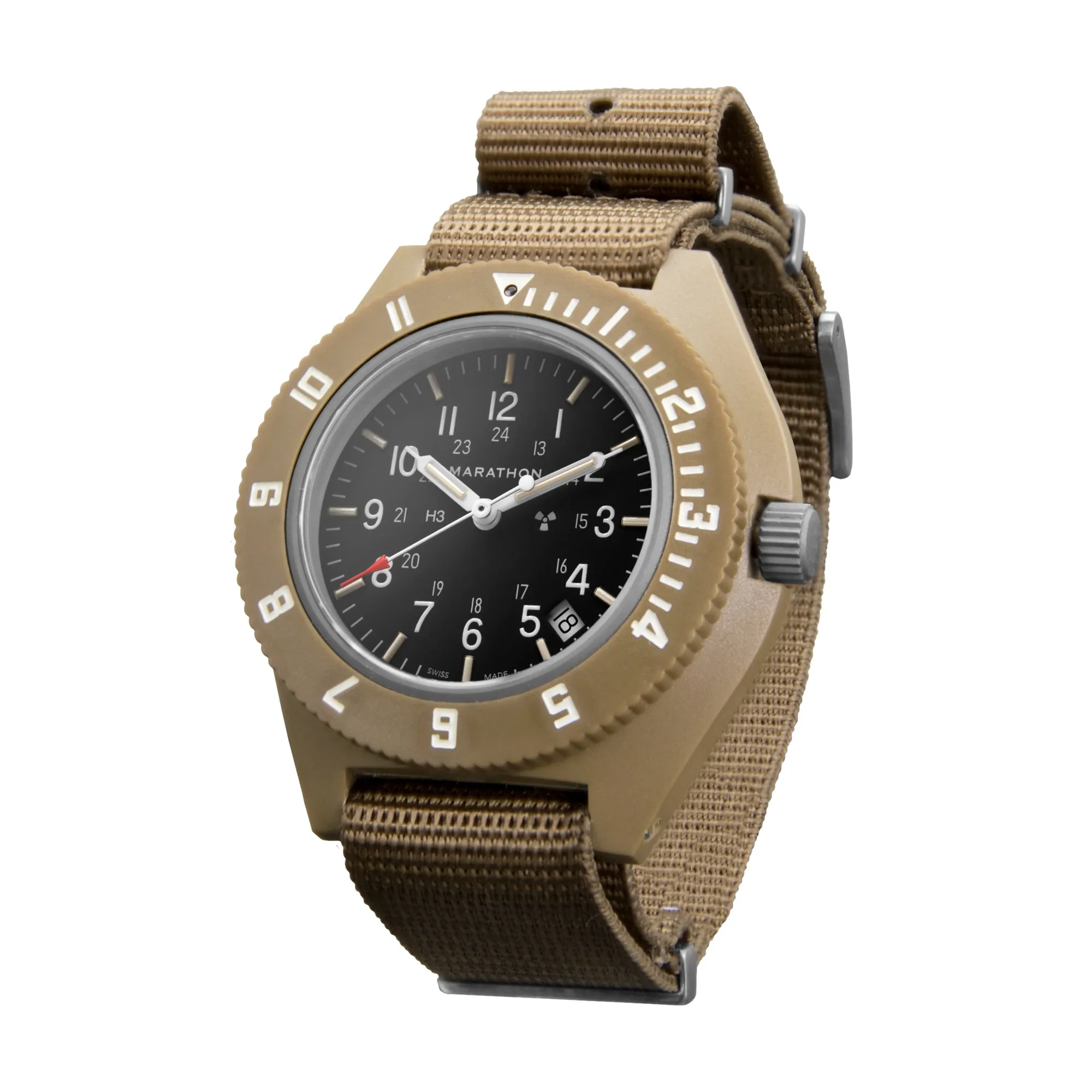 41mm Desert Tan Pilot's Navigator with Date (Quartz)