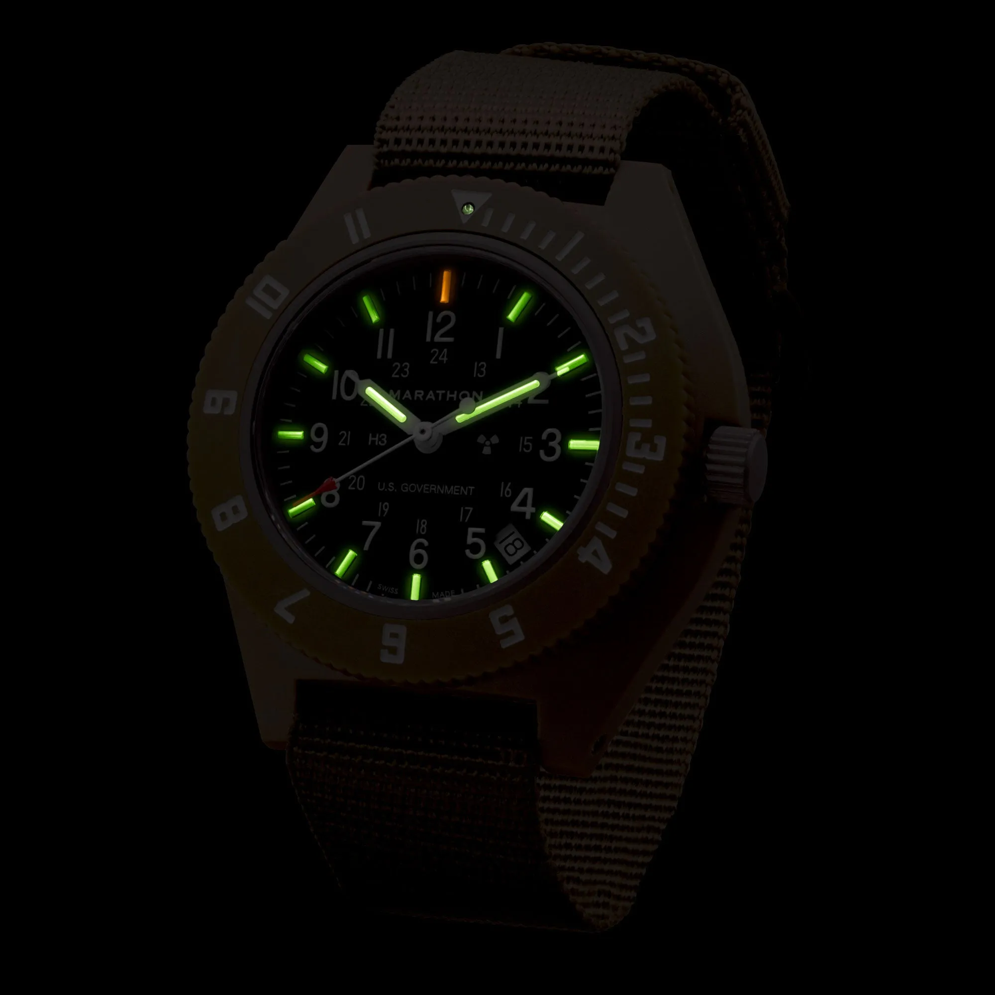 41mm Desert Tan Pilot's Navigator with Date (Quartz)