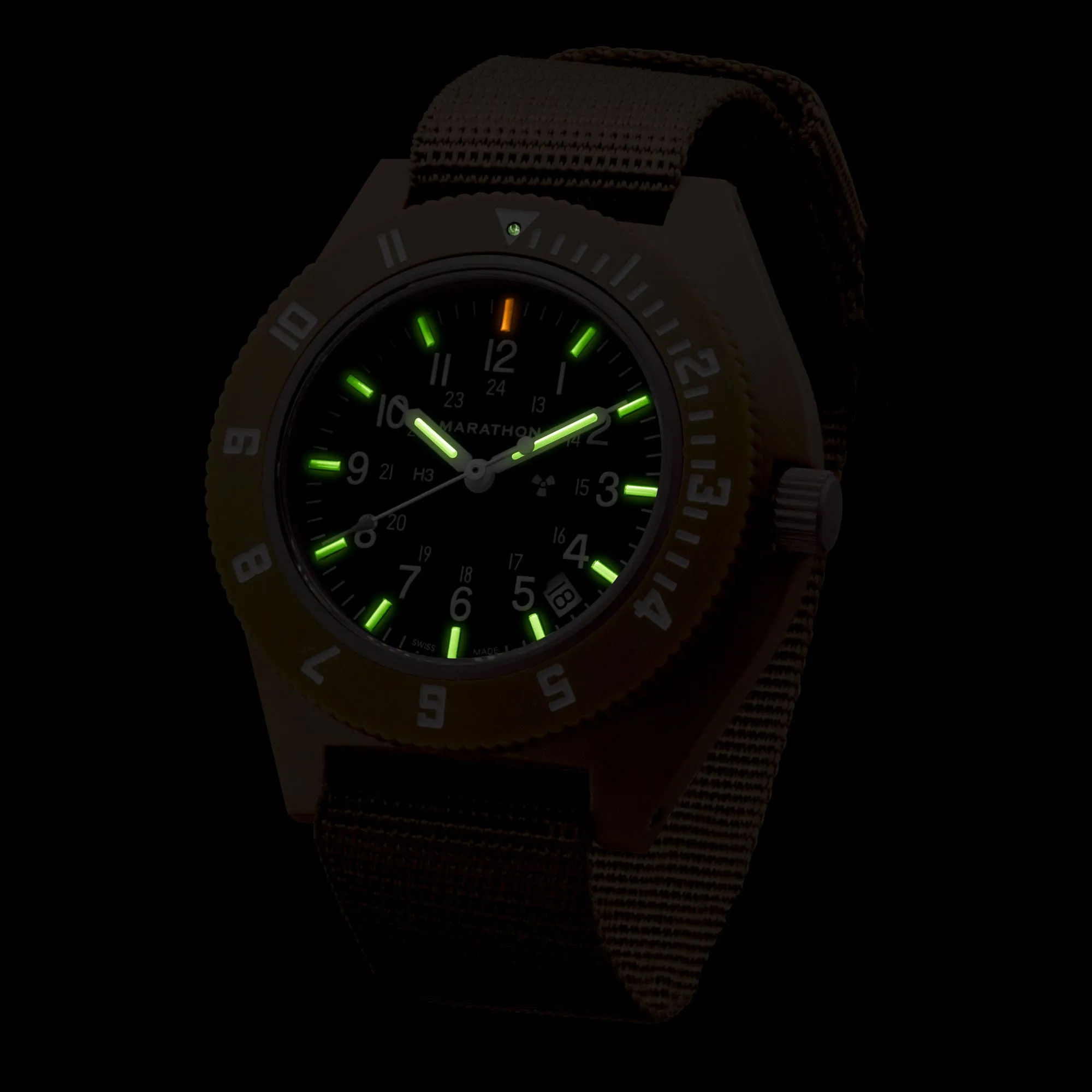 41mm Desert Tan Pilot's Navigator with Date (Quartz)